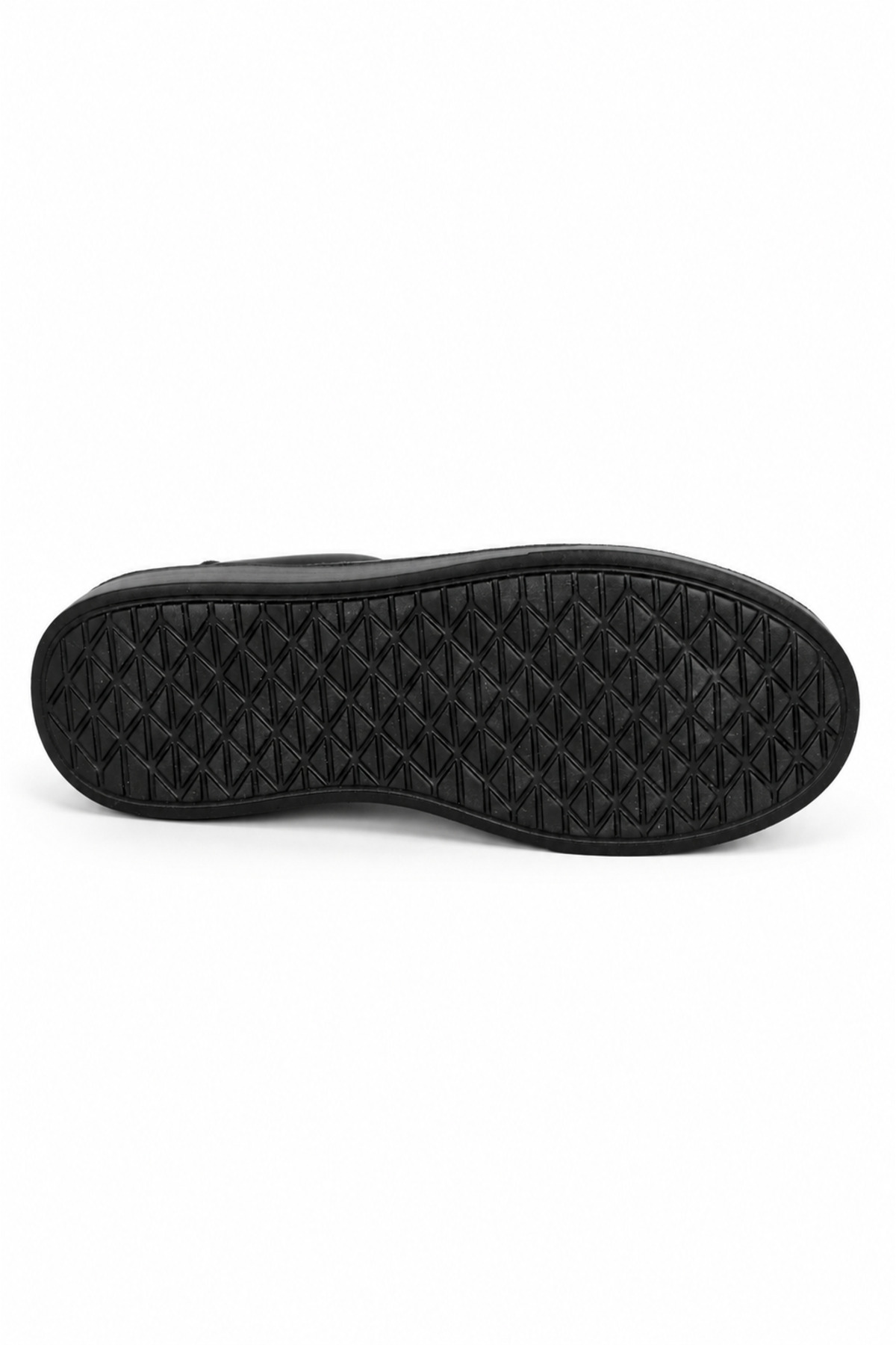 TROVIX Premium Siyah Erkek Sneaker, Suni Deri, Siyah EVA Taban görsel 6