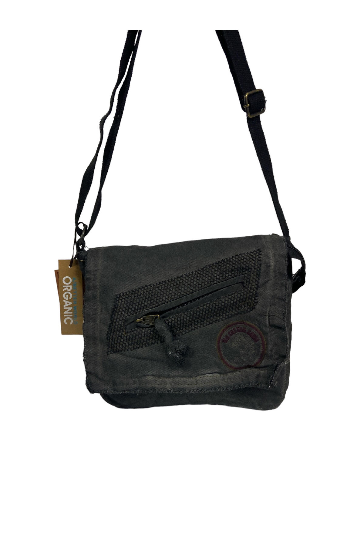 Old Cotton Vintage Küçük Salaş Unisex Günlük Çapraz Postacı Çantası S Boy 26x20cm görsel 2