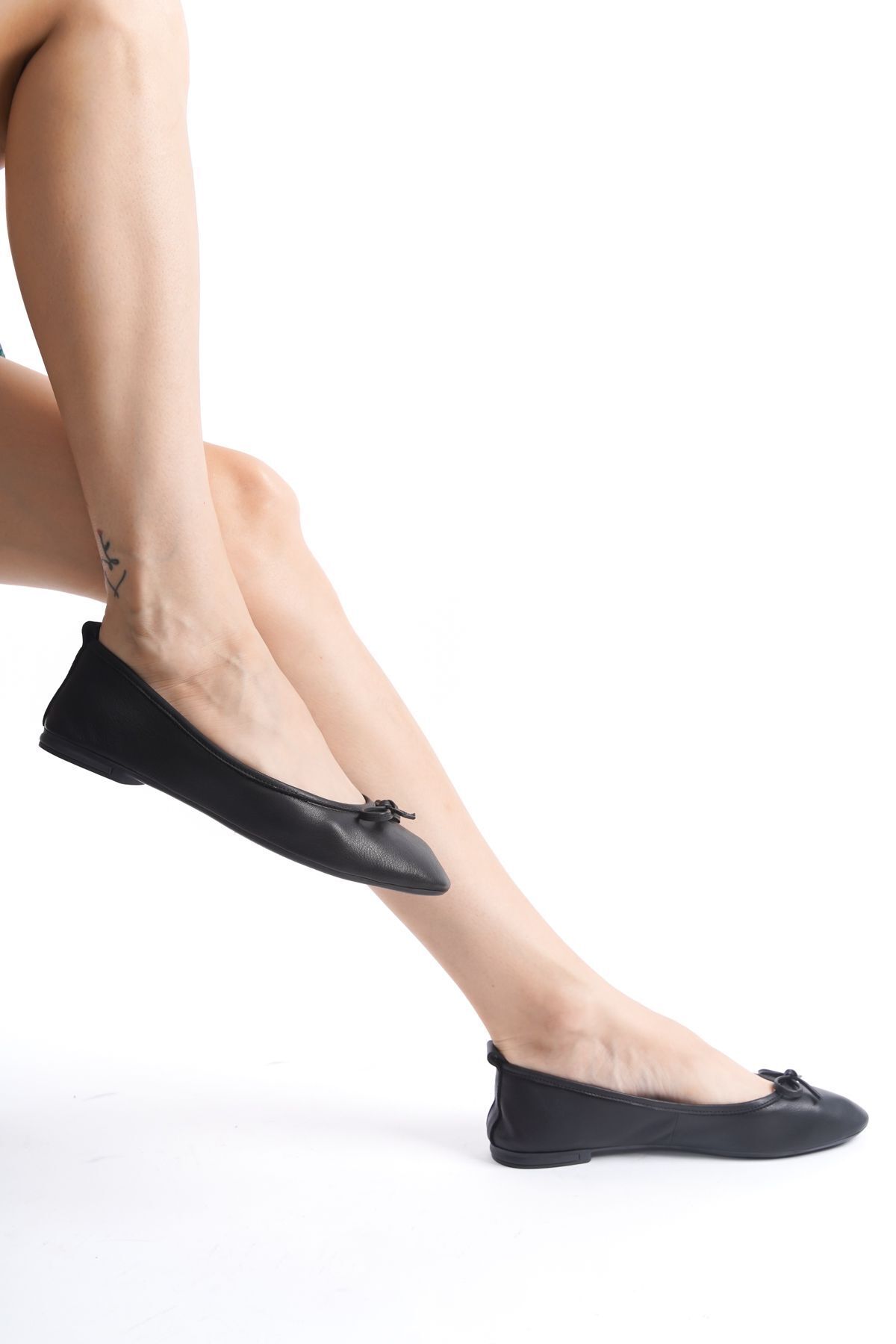 ERNİLA SHOES HAKİKİ DERİ KADIN BABET görsel 5