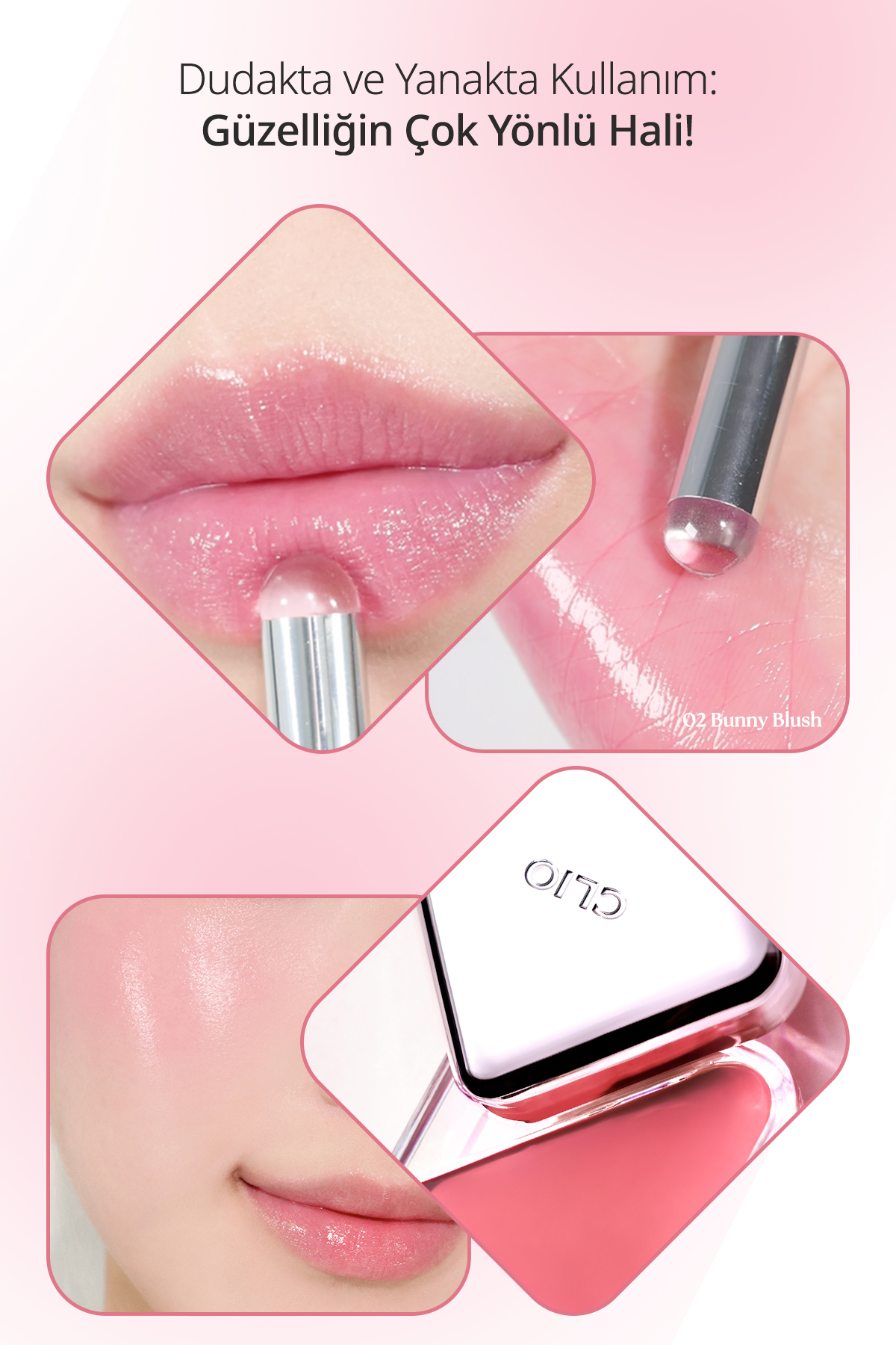 بالم لب و گونه رنگی براق Essential Lipcheek Tap (02 Bunny Blush) — تصویر 111610 — تصویر 5 از 9