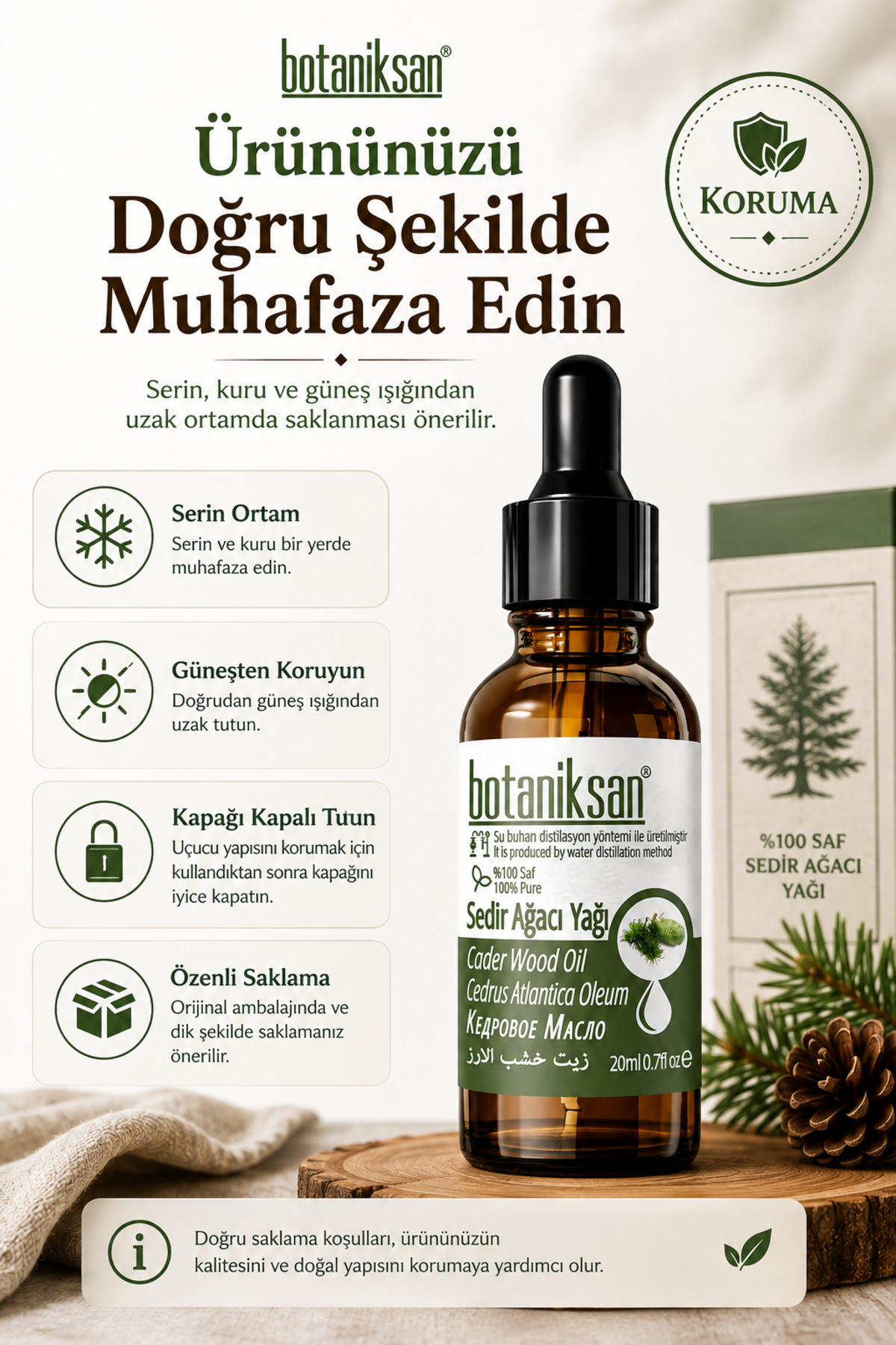 Sedir Ağacı Yağı 20ml — SEDİR AĞACI YAĞI 20ML — تصویر 5 از 8