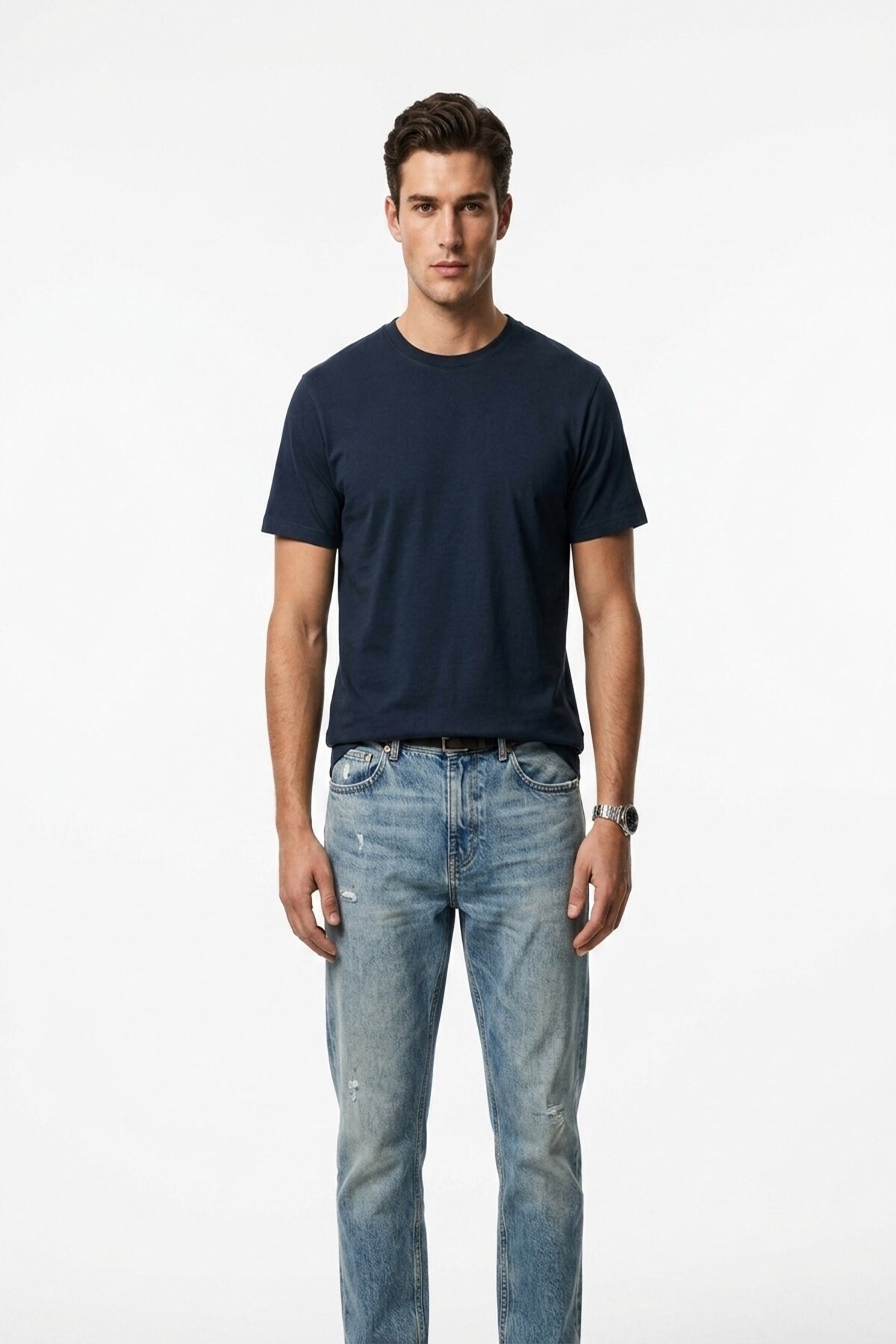 تی‌شرت مردانه طرح ریلکس فیت آبی - A2082-0372 لیوایز تی شرت Levi's