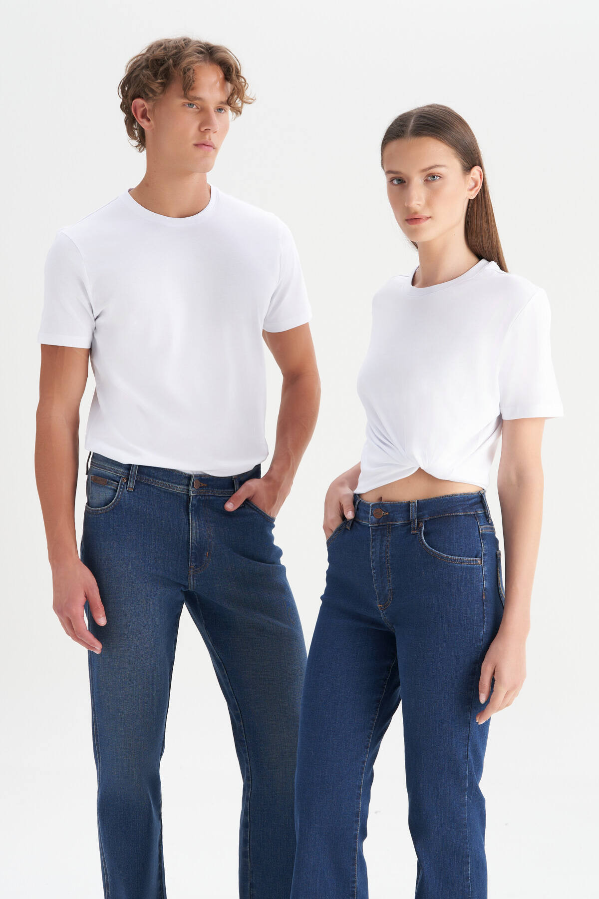 AC&Co / Altınyıldız Classics Erkek/unisex Beyaz %100 Pamuk Slim Fit Dar Kesim Bisiklet Yaka Basic Tişört görsel 8