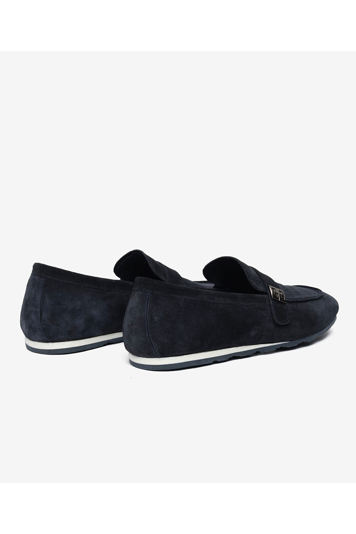 Greyder Erkek Lacivert Hakiki Deri Loafer Ayakkabı 6Y1UA64756 görsel 4