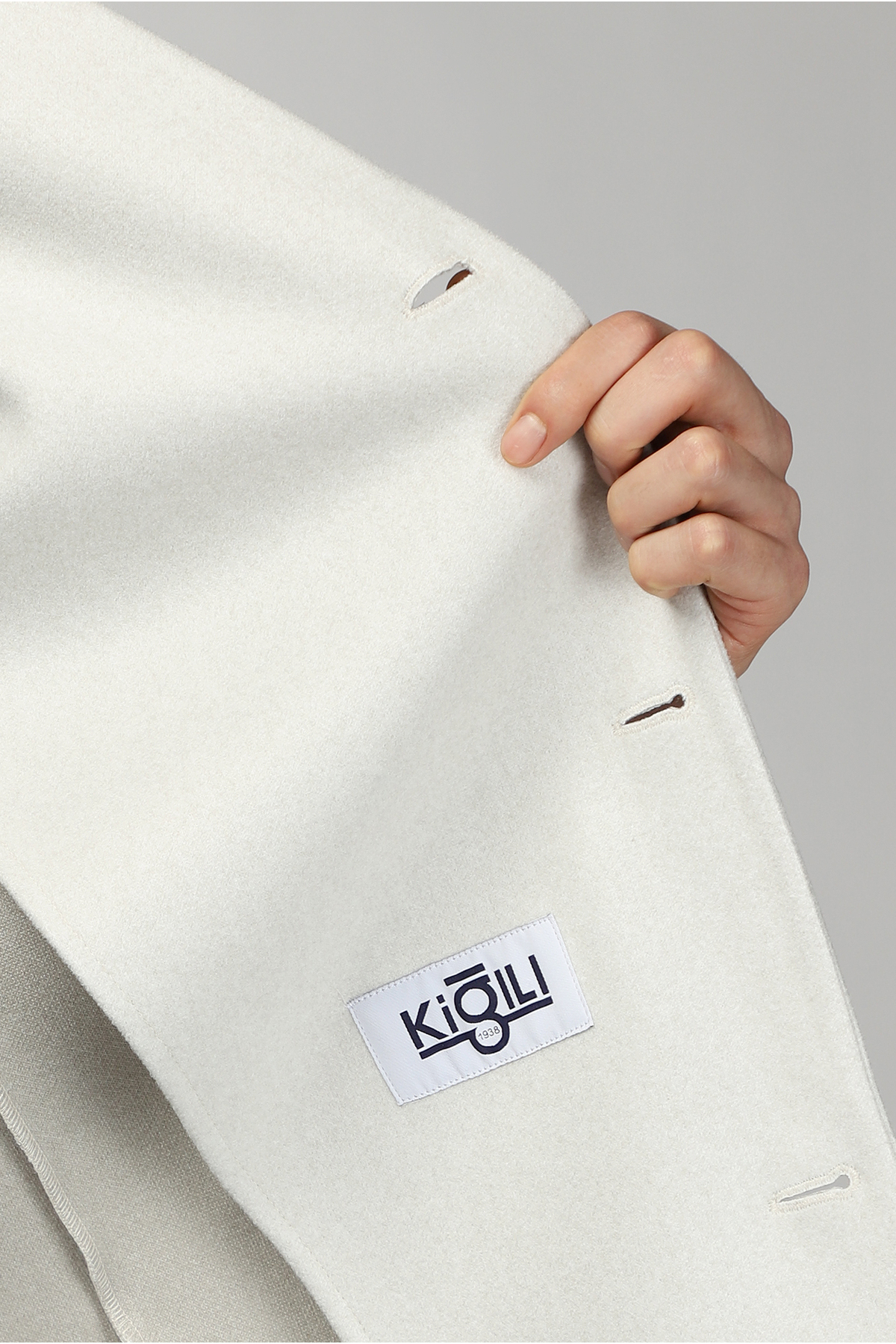 Kiğılı Mono Yaka Oversize Ekstra Rahat Kesim Cepli Düğmeli Klasik Palto görsel 7