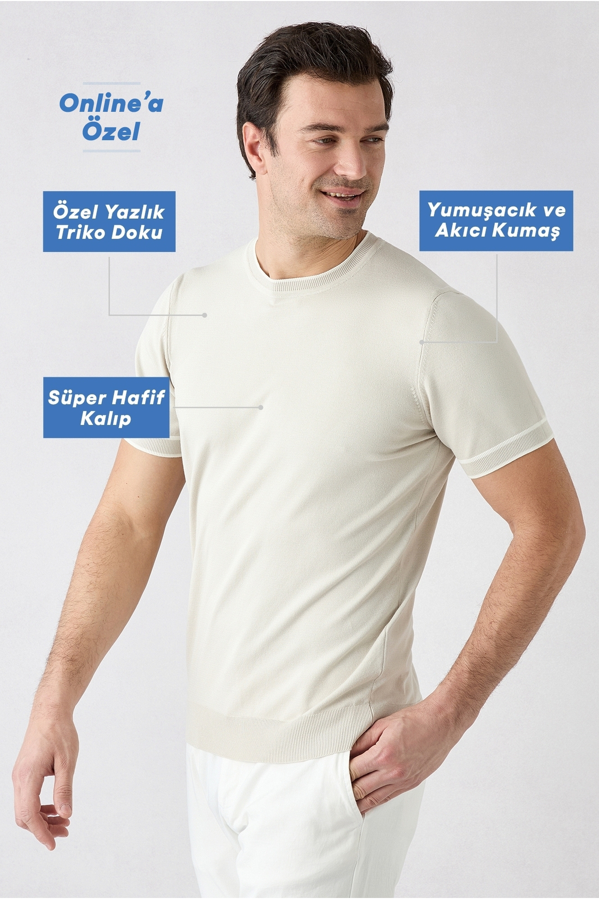 تیشرتمردانهKiğılıخاکستری