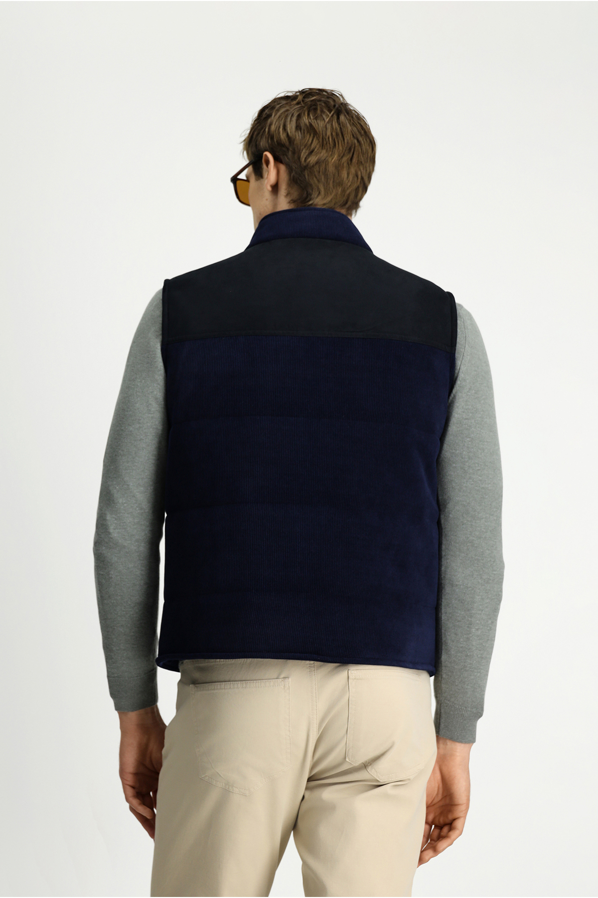 Kiğılı Regular Fit Düz Bonded Yelek görsel 7