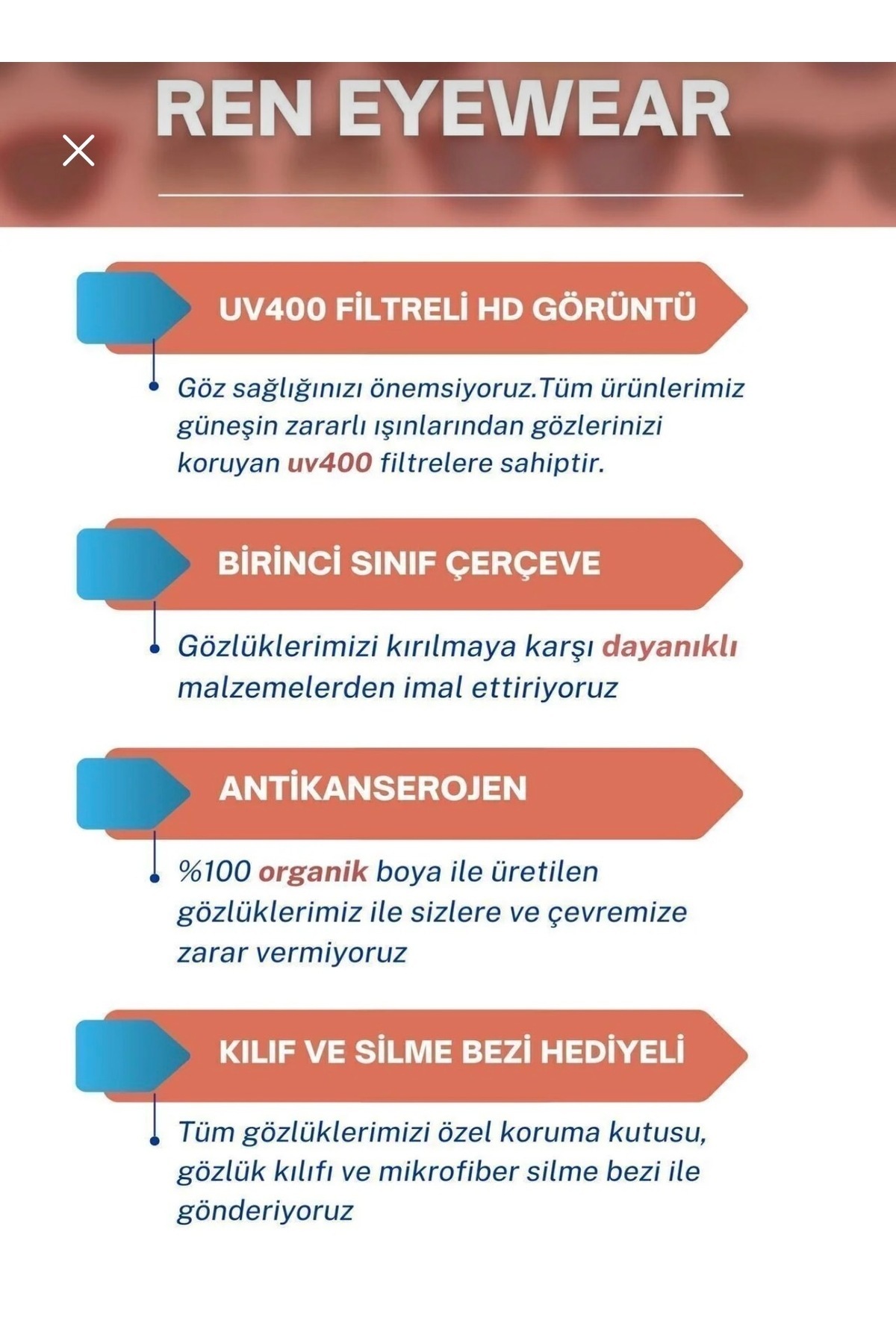 By Harmony BH 2168 10 Kadın Güneş Gözlüğü görsel 8