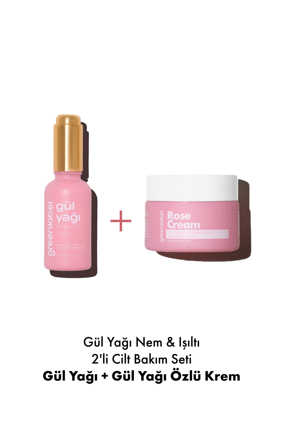 Gül Yağı ve Gül Özlü Nemlendiricili Cilt Bakım Seti — SNLGL8023452 — تصویر 2 از 7