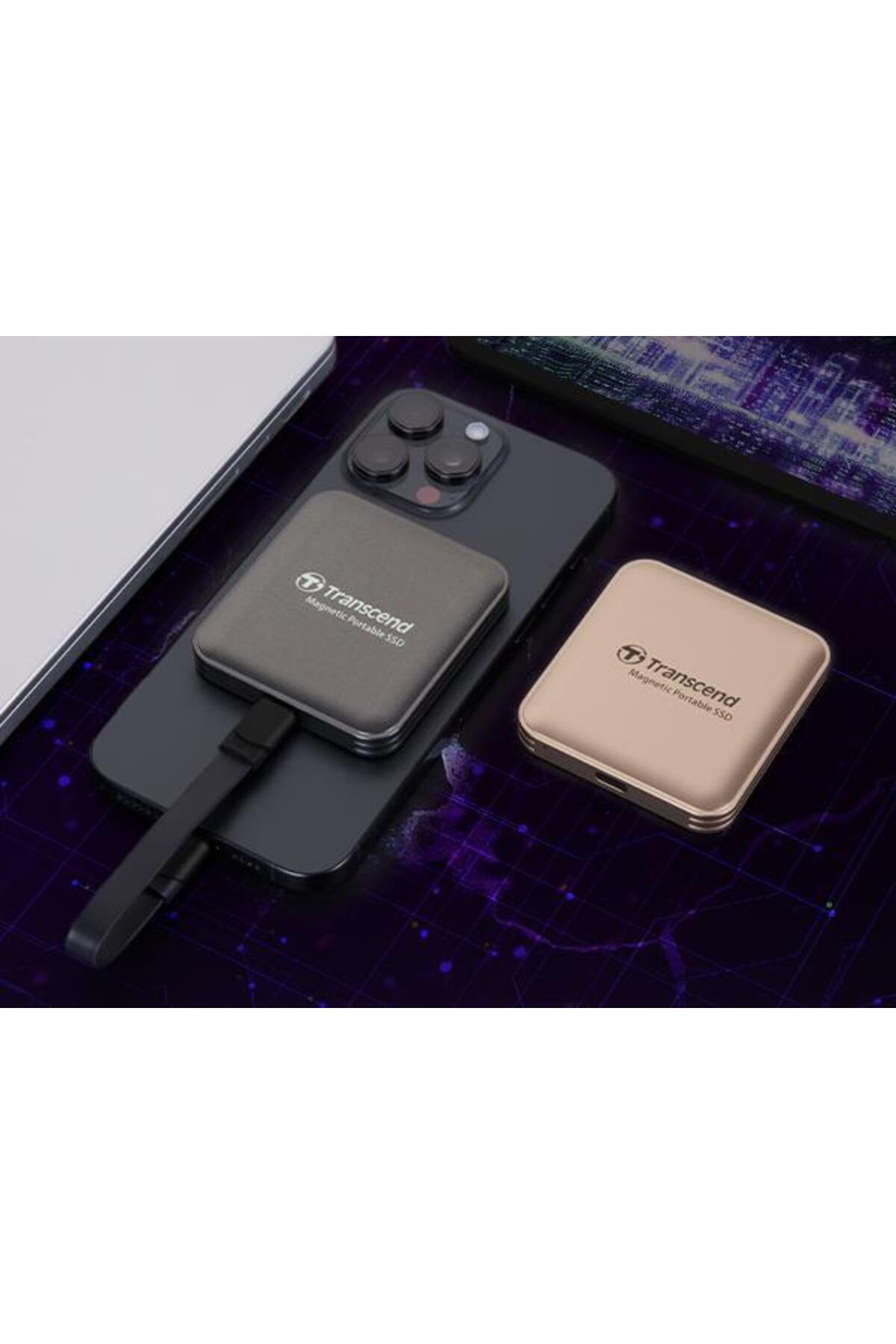 transcend ESD420 Portable 1TB MagSafe Bej SSD (TS1TESD420G