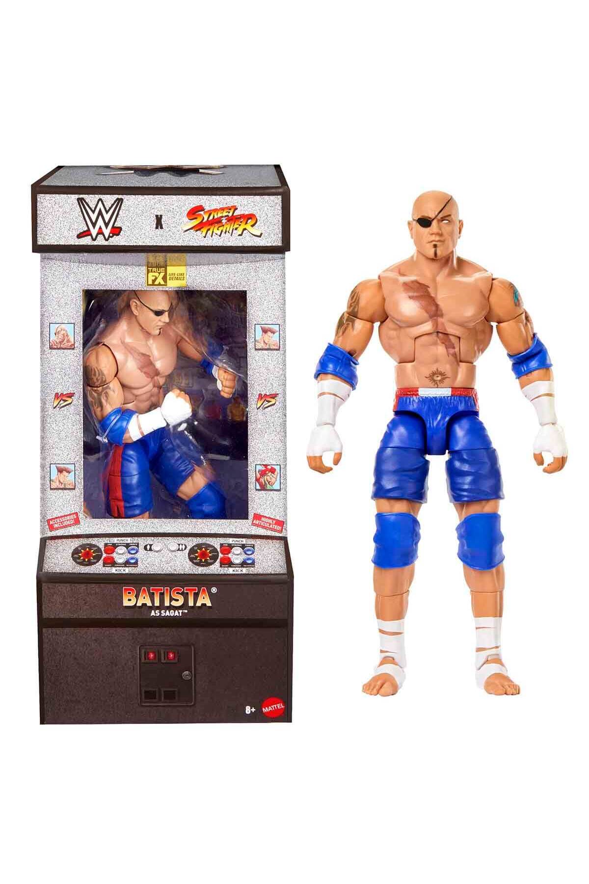 SMACKDOWN WWE x Street Fighter Aksiyon Figürü JLD71 - Batista