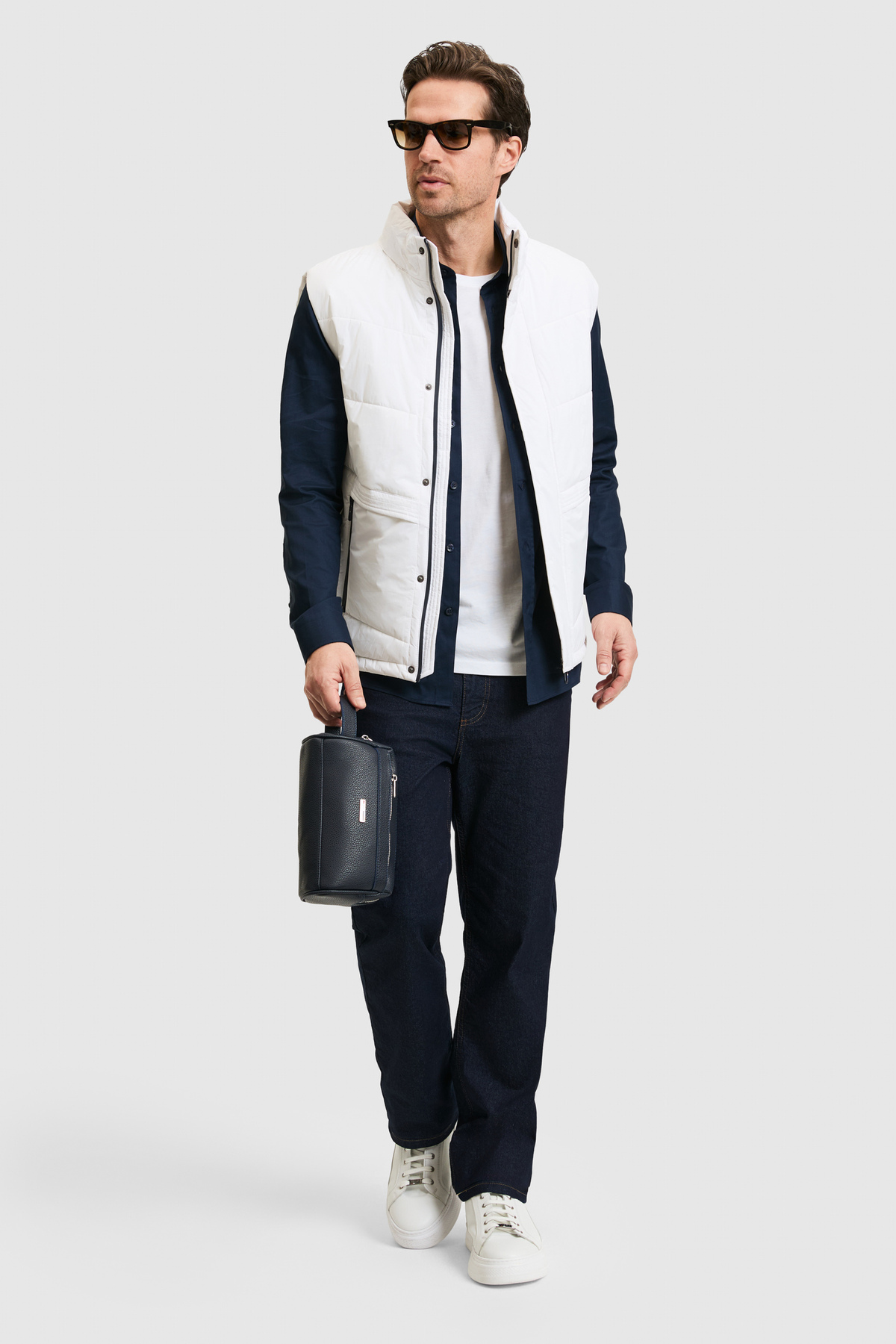 U.S. Polo Assn. Erkek Beyaz Yelek 50318825-VR013 görsel 4