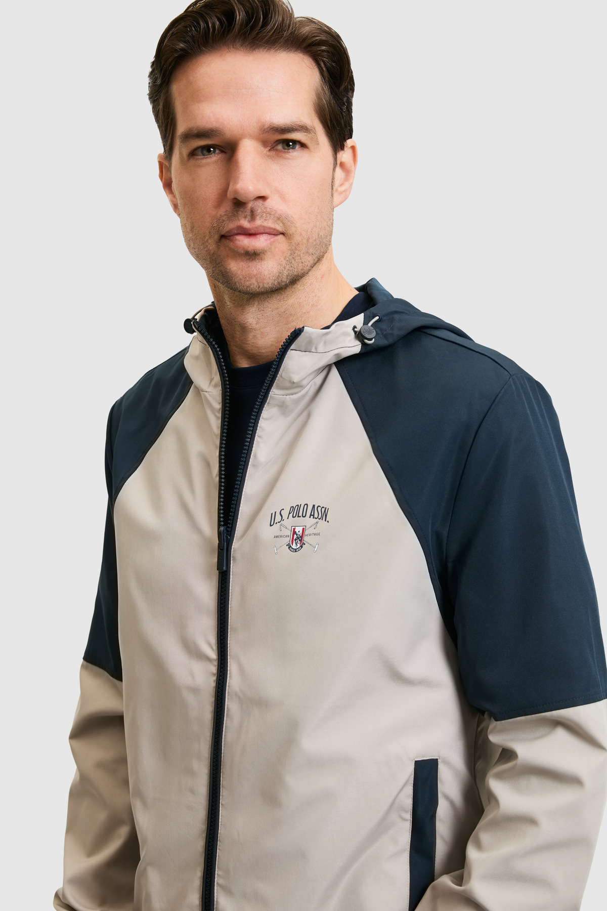 U.S. Polo Assn. Erkek Açık Gri Mont 50318834-VR001 görsel 5