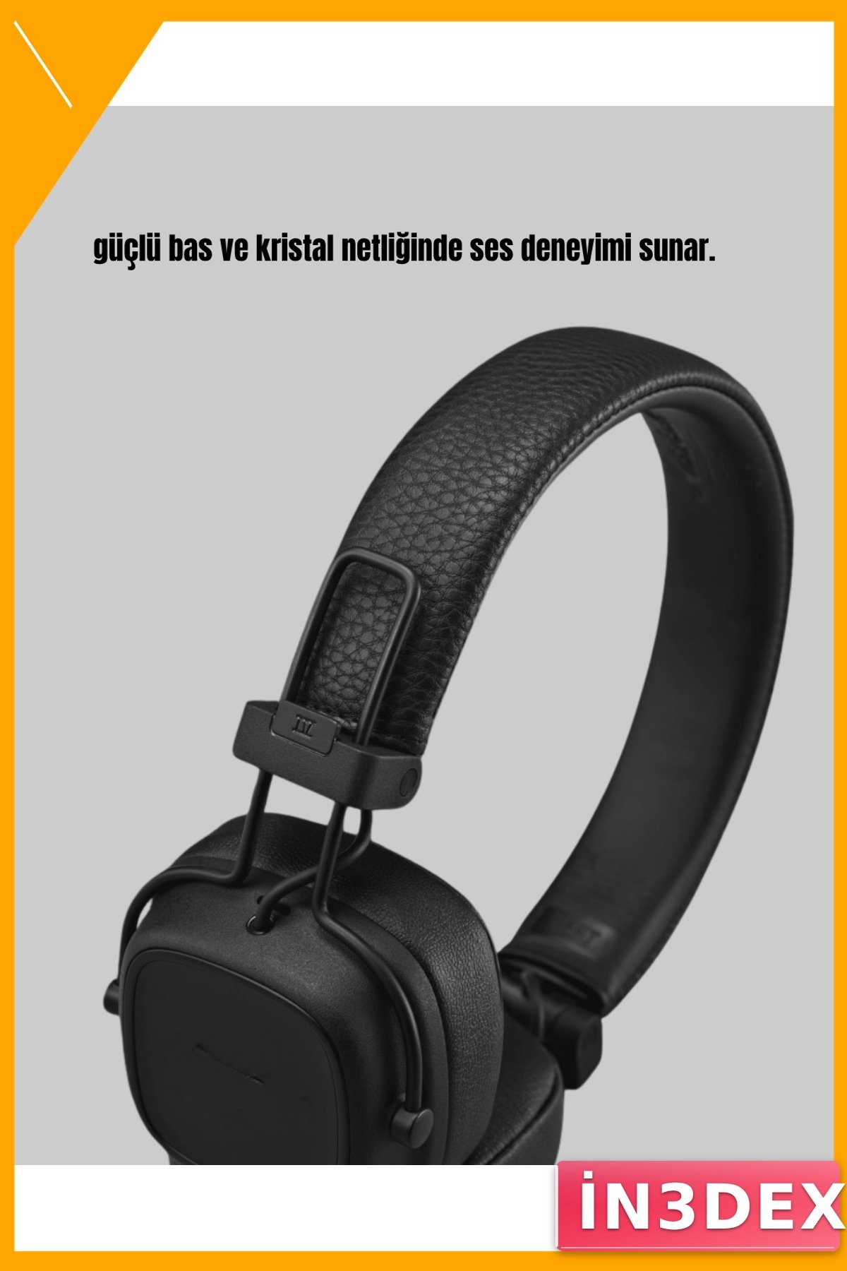 Kulak Üstü Bluetooth Kulaklık Katlanabilir Kablosuz Siyah