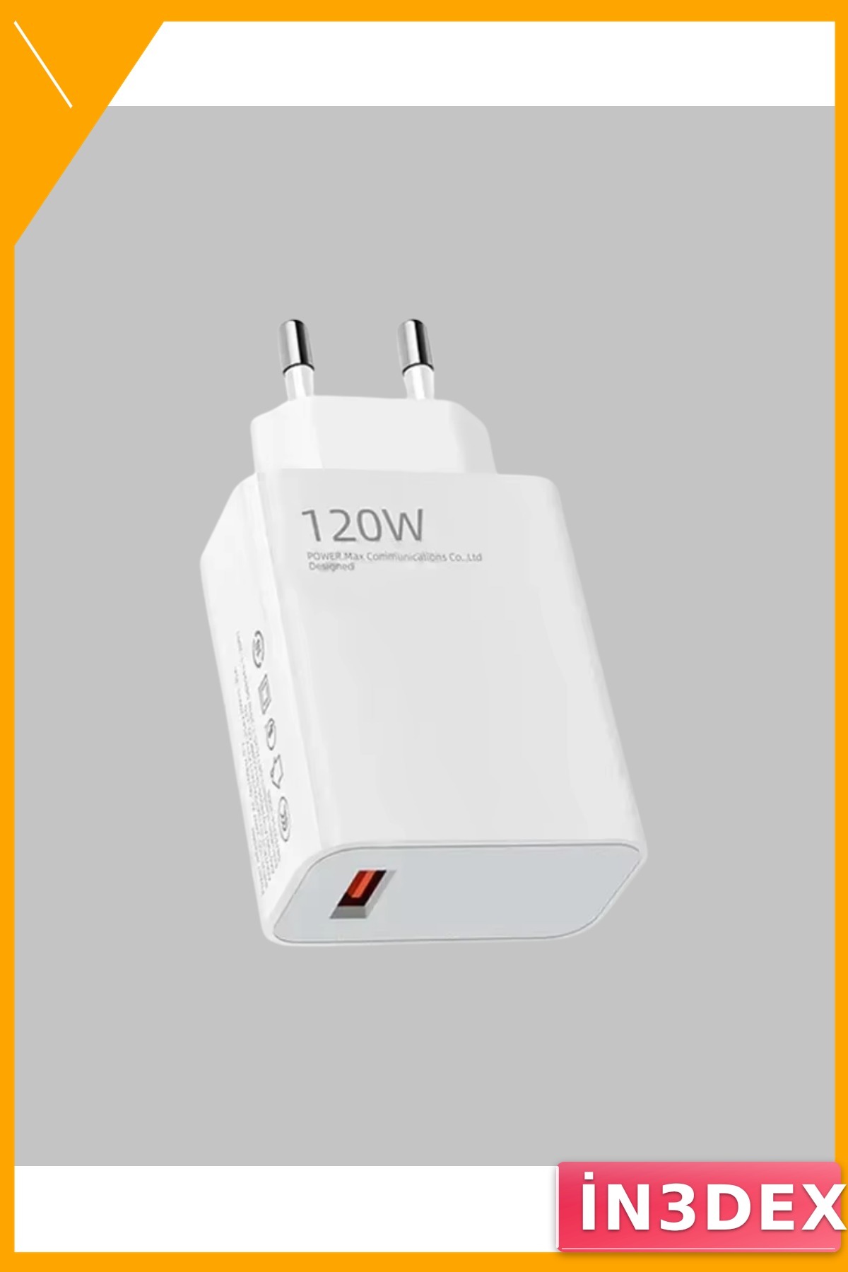 USB-C Hızlı Şarj Adaptörü 120W Güç Kaynağı Seti