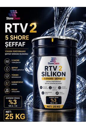 stonechem RTV2 Silikon 5 Shore Şeffaf Kalıp Silikonu Epoksi Sabun Taş Tozu Uy...