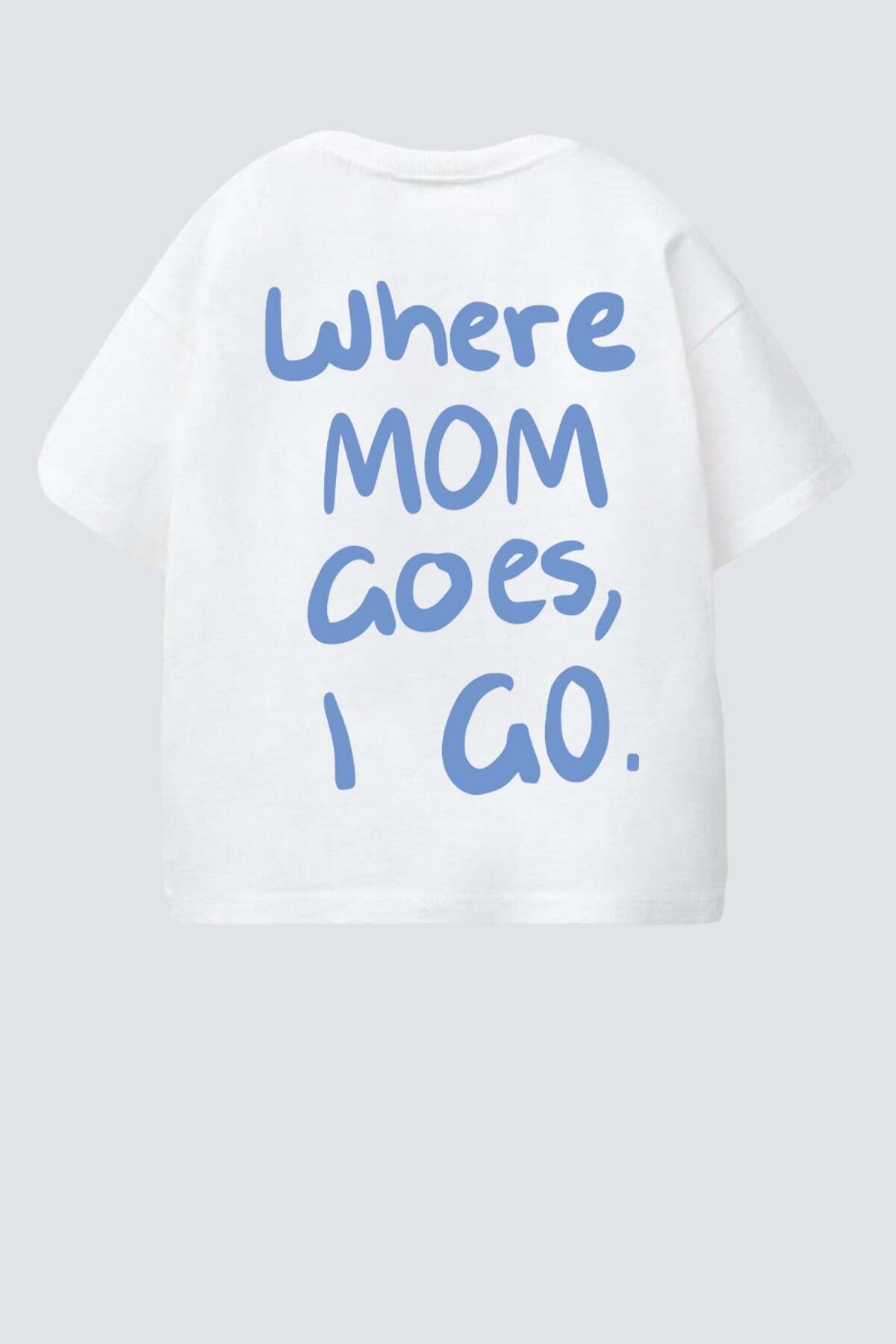 Monila Unisex Kids' Cotton Crew Neck T-Shirt with Printed Back
