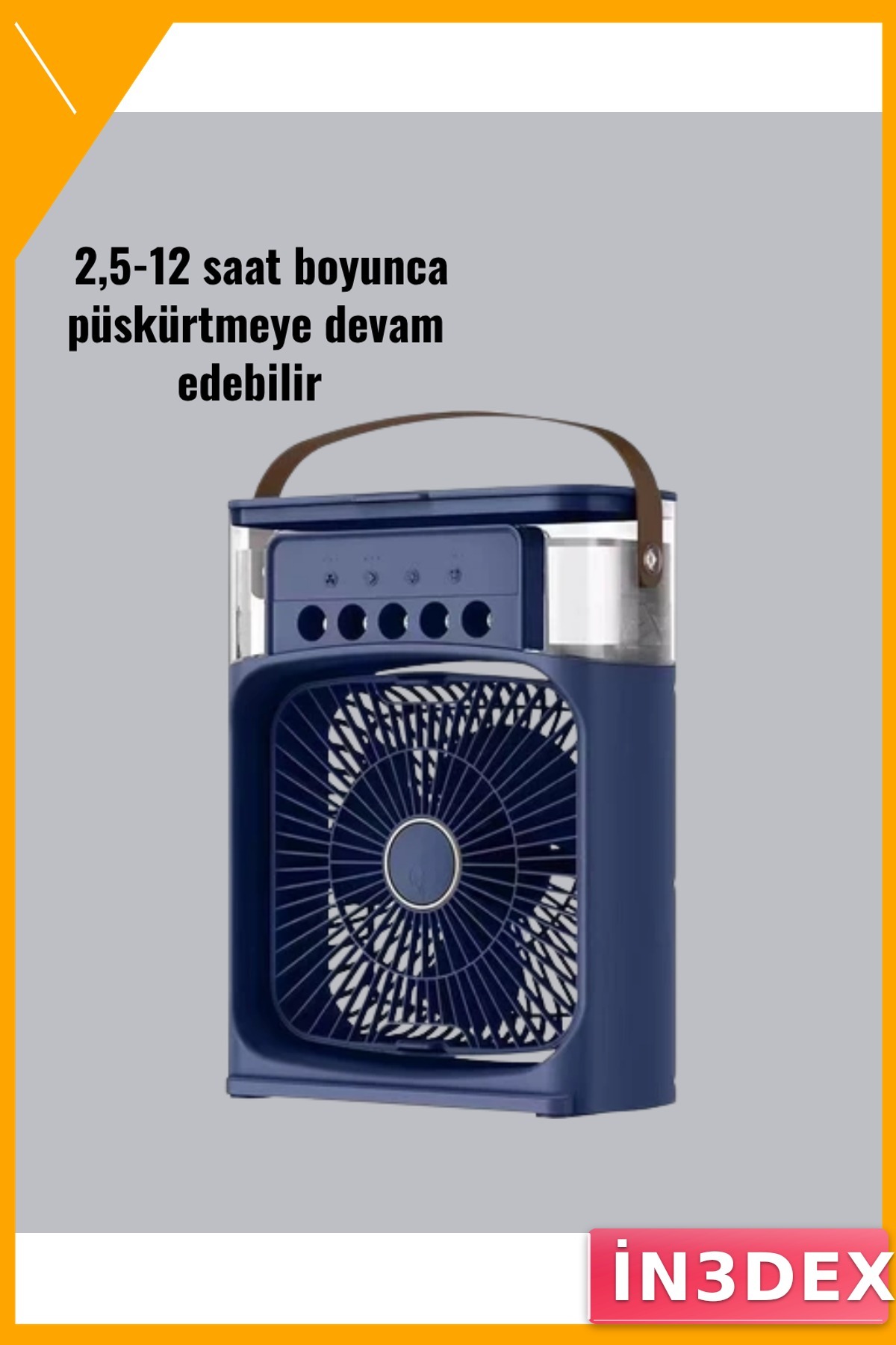 Sessiz Turbo Fan Güçlü Soğutma Ayarlanabilir Hızlı Hava Akışı