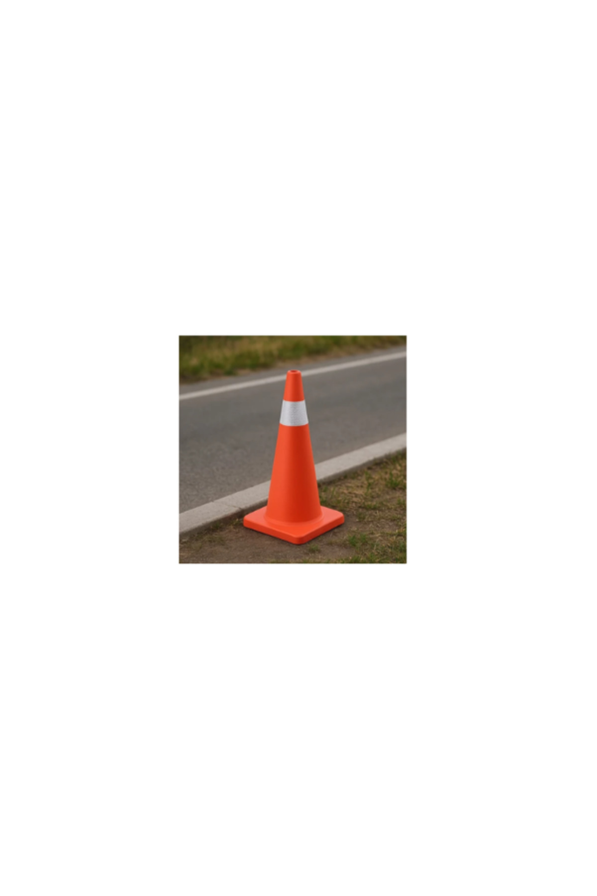 Pvc Trafik Konisi | Tek REFLEKTIFLI75 cm 2