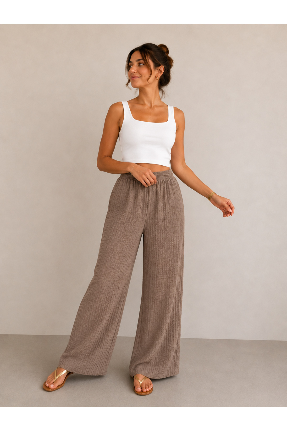 DAXİS Sportwear Company  KADIN BUBBLE KUMAS PANTOLON - Görsel 2