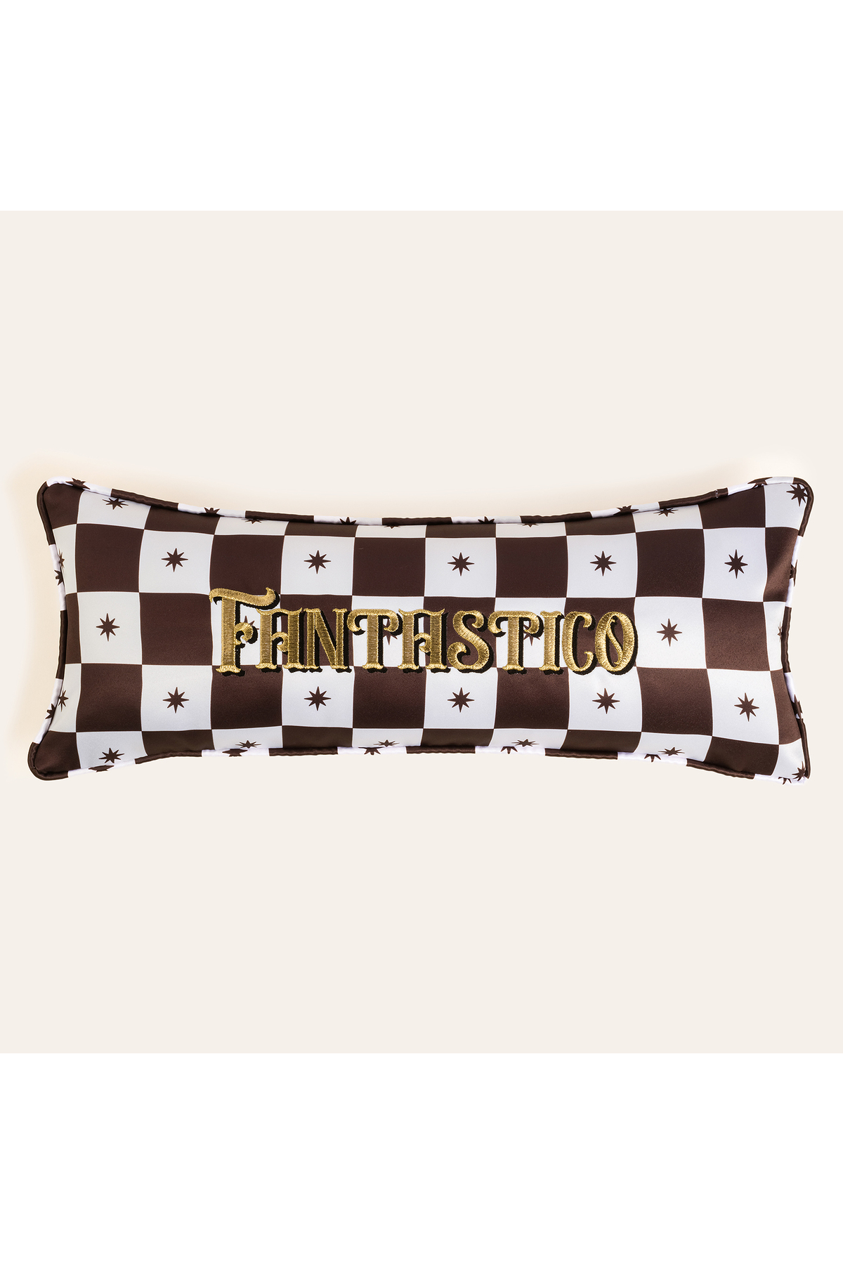 Prusa Black-ecruPES Filled Pillow 20x55 Cm