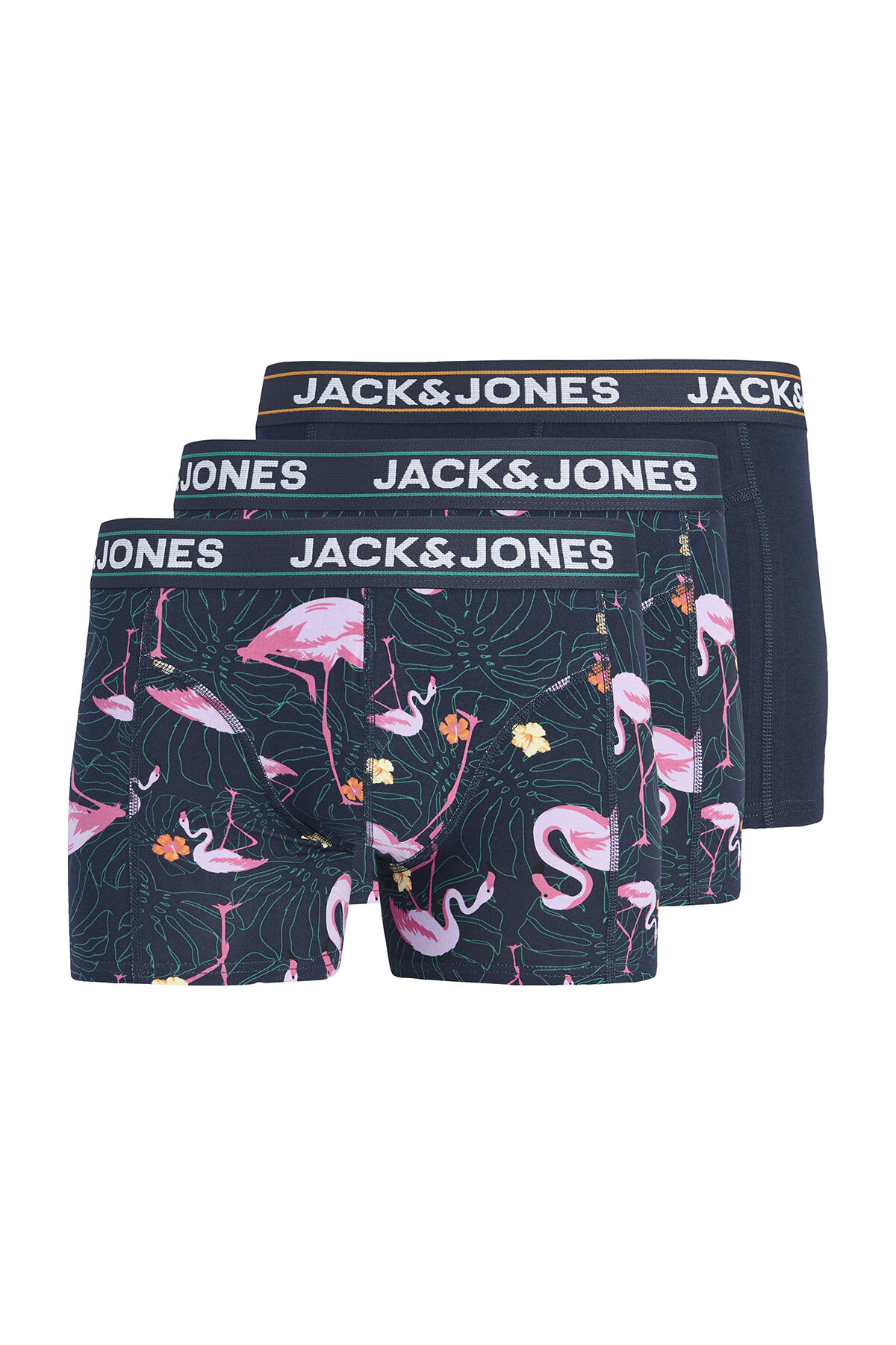 شورت بوکسور مردانه بسته ۳ عددی (۱۲۲۹۵۱۷۳-NB) جک اند جونز باکسر Jack & Jones