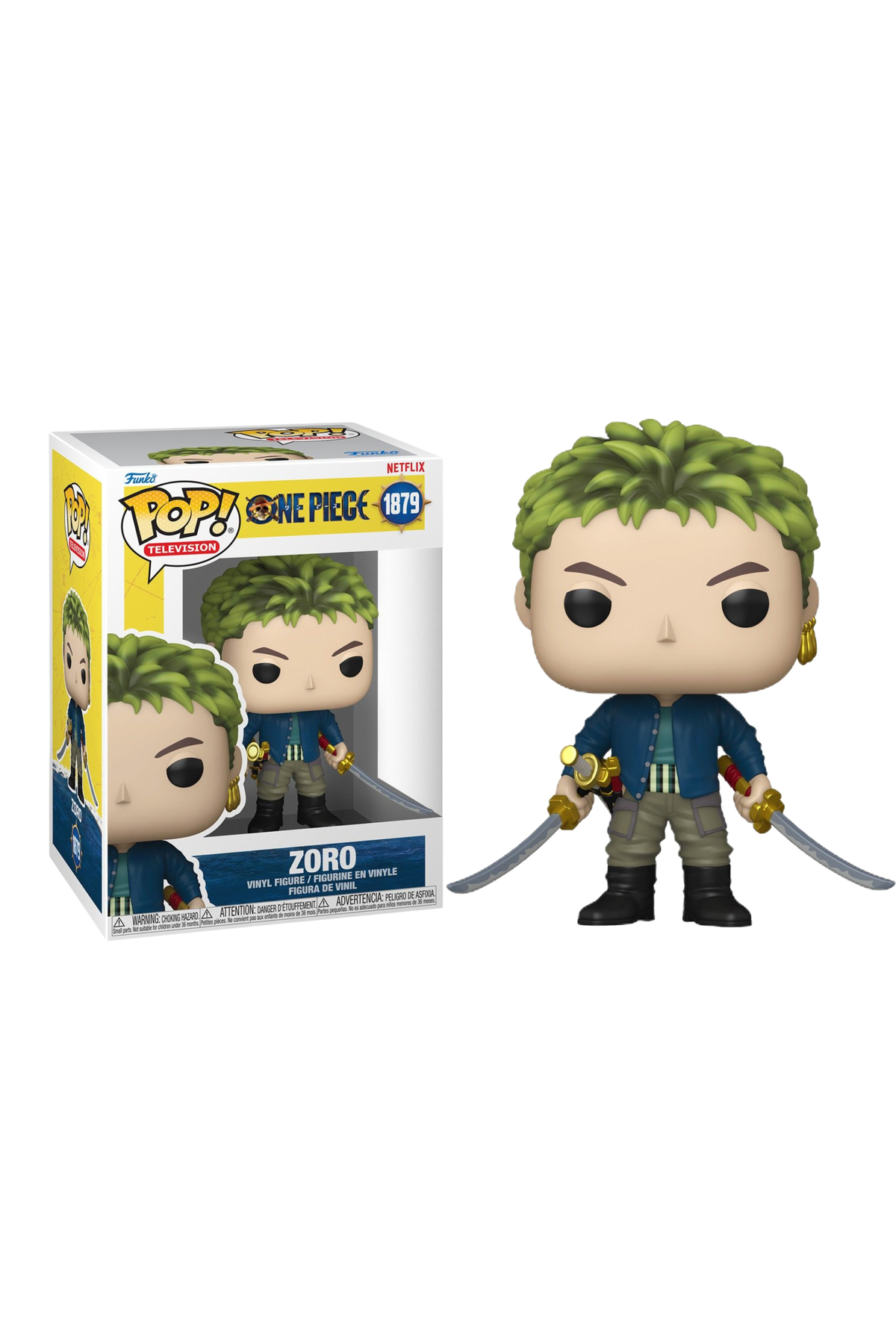 Funko Pop! Television One Piece – Zoro (Netflix Versiyon) #1879