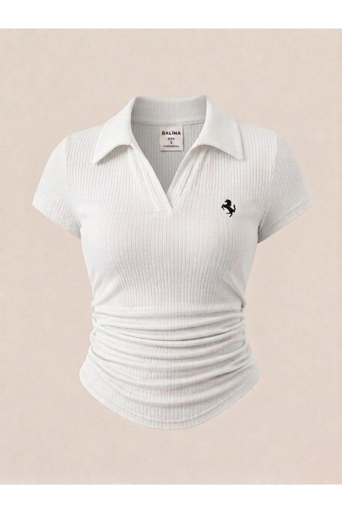 BALİNA  Polo Yaka Fitilli Premium Bluz - THE SOLO