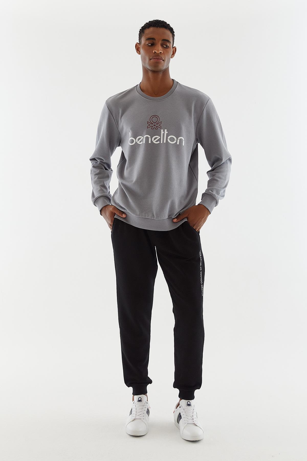 United Colors of Benetton Erkek Sweatshirt BNT-M20655 görsel 8