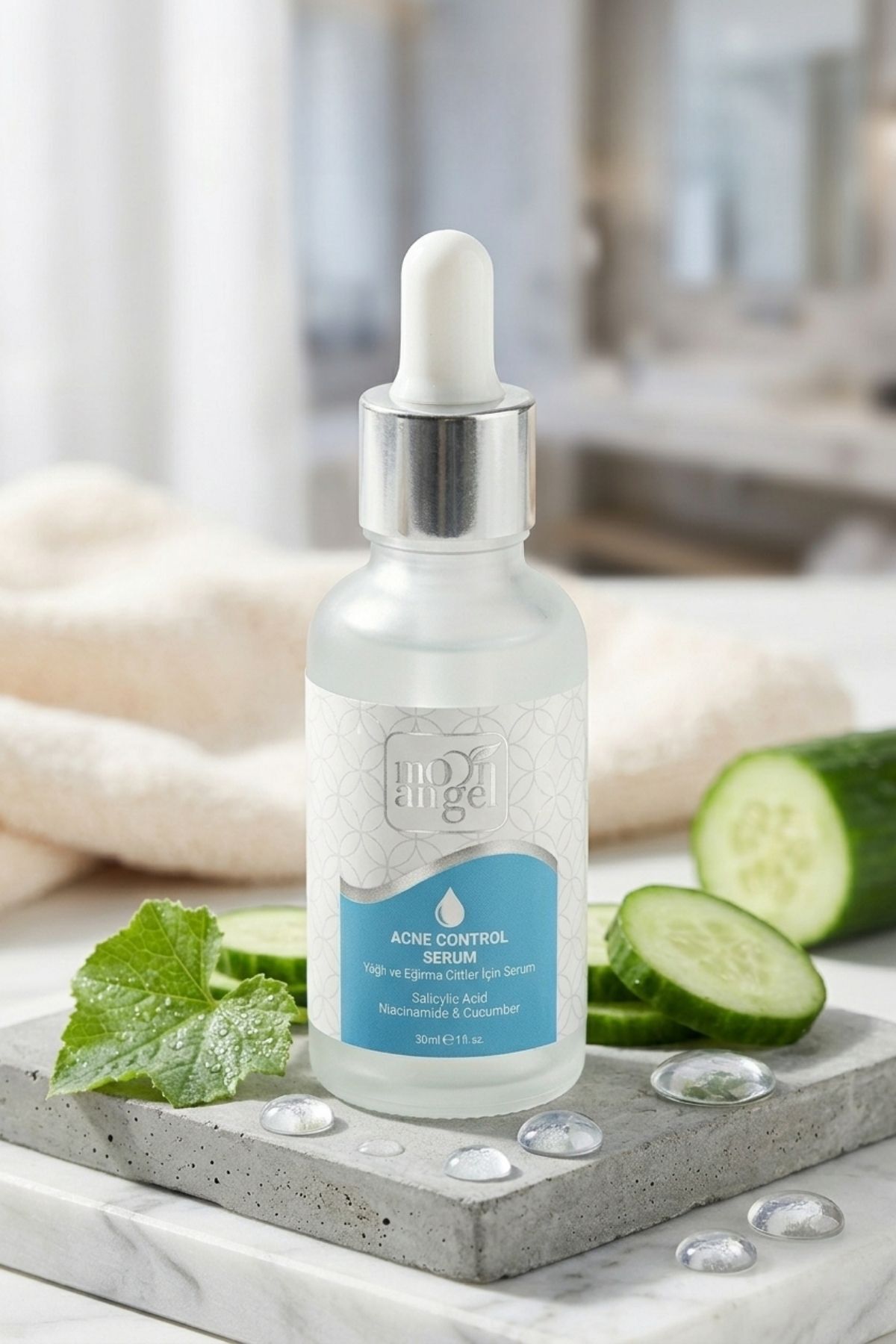 Acne Control Serum 30 ml Akne Karşıtı Gözenek Arındırıcı Yüz Serumu (Salisilik Asit, Niacinamide) — görsel 2