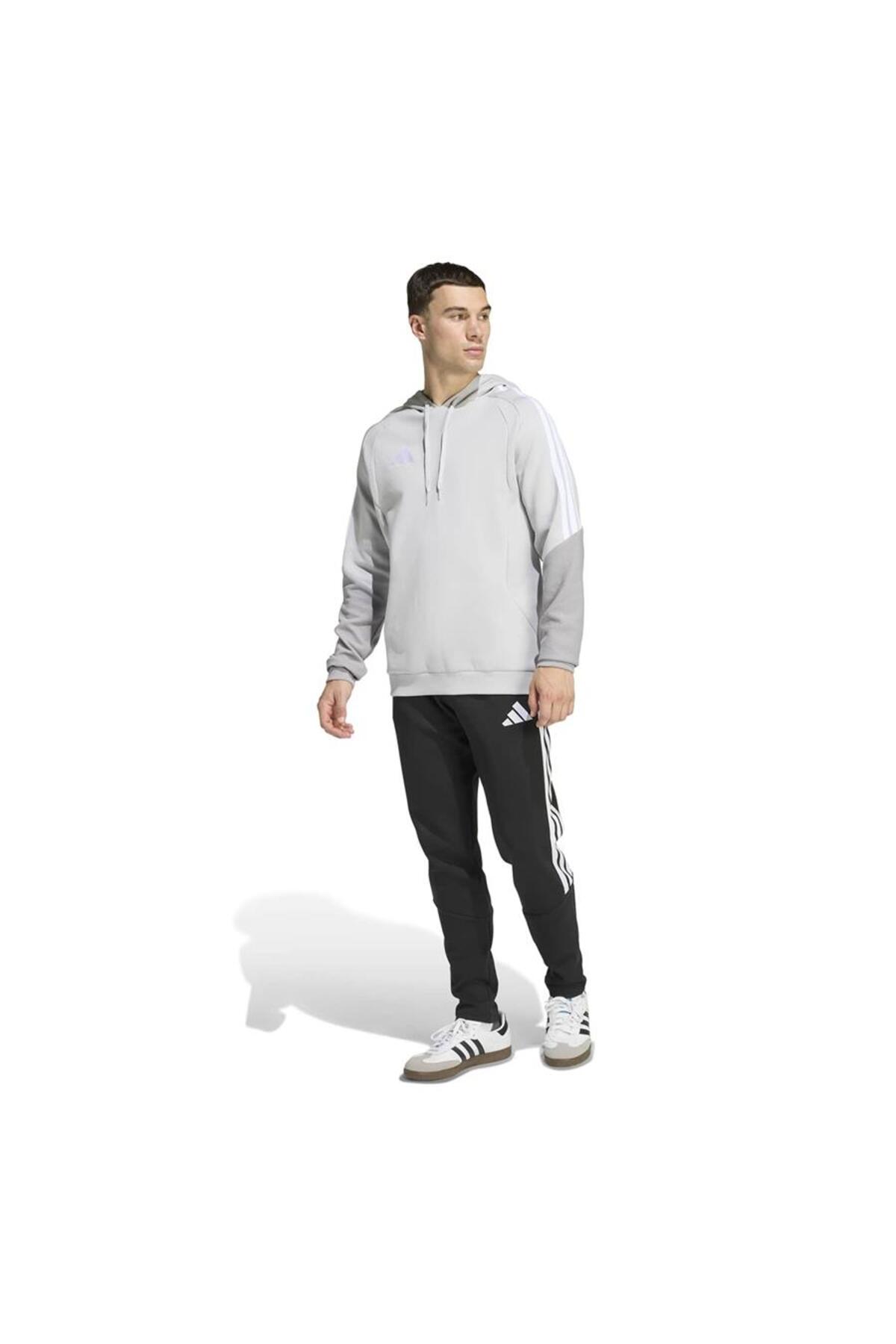 adidas Erkek Gri Sweatshirt TIRO26C SWHOOD KB0276 görsel 4