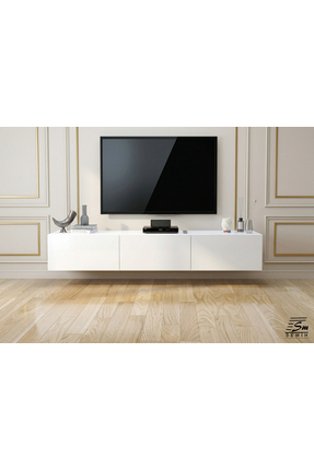 SEMİH MOBİLYA Modern MDF Duvara Monte 160 cm TV Ünitesi – Fonksiyonel ve Zari...