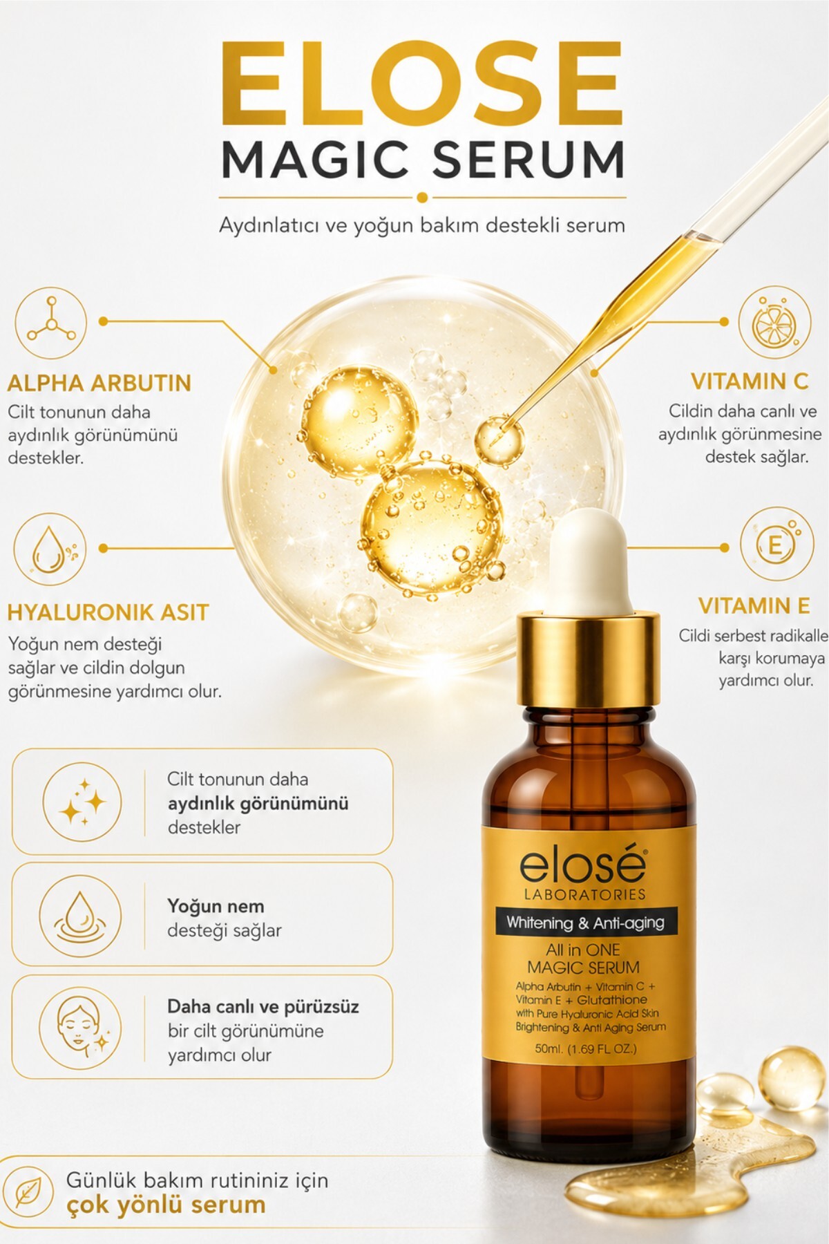 Dermaderm Yüz Güneş Kremi 100ml. ve Leke Karşıtı Serum 50ml. — H1343 — تصویر 6 از 8