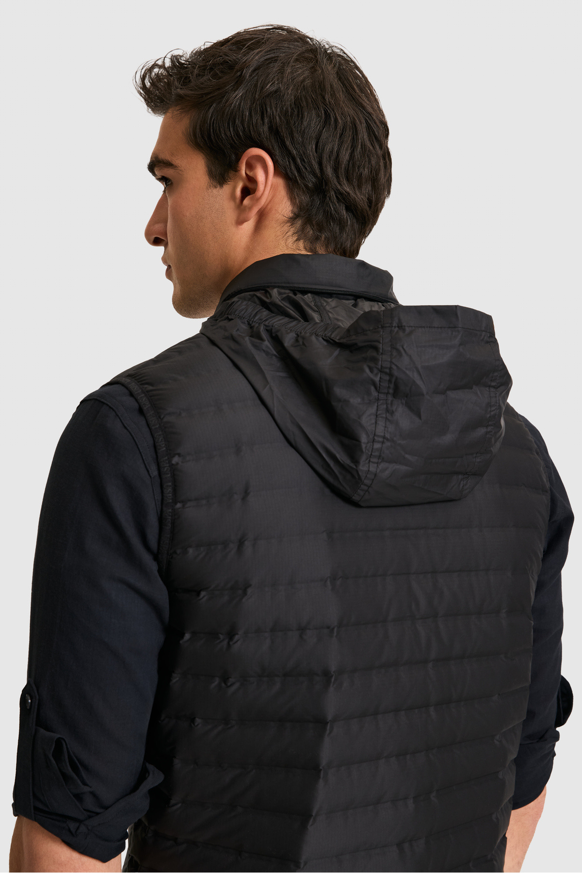 U.S. Polo Assn. Erkek Siyah Yelek 50319225-VR046 görsel 6