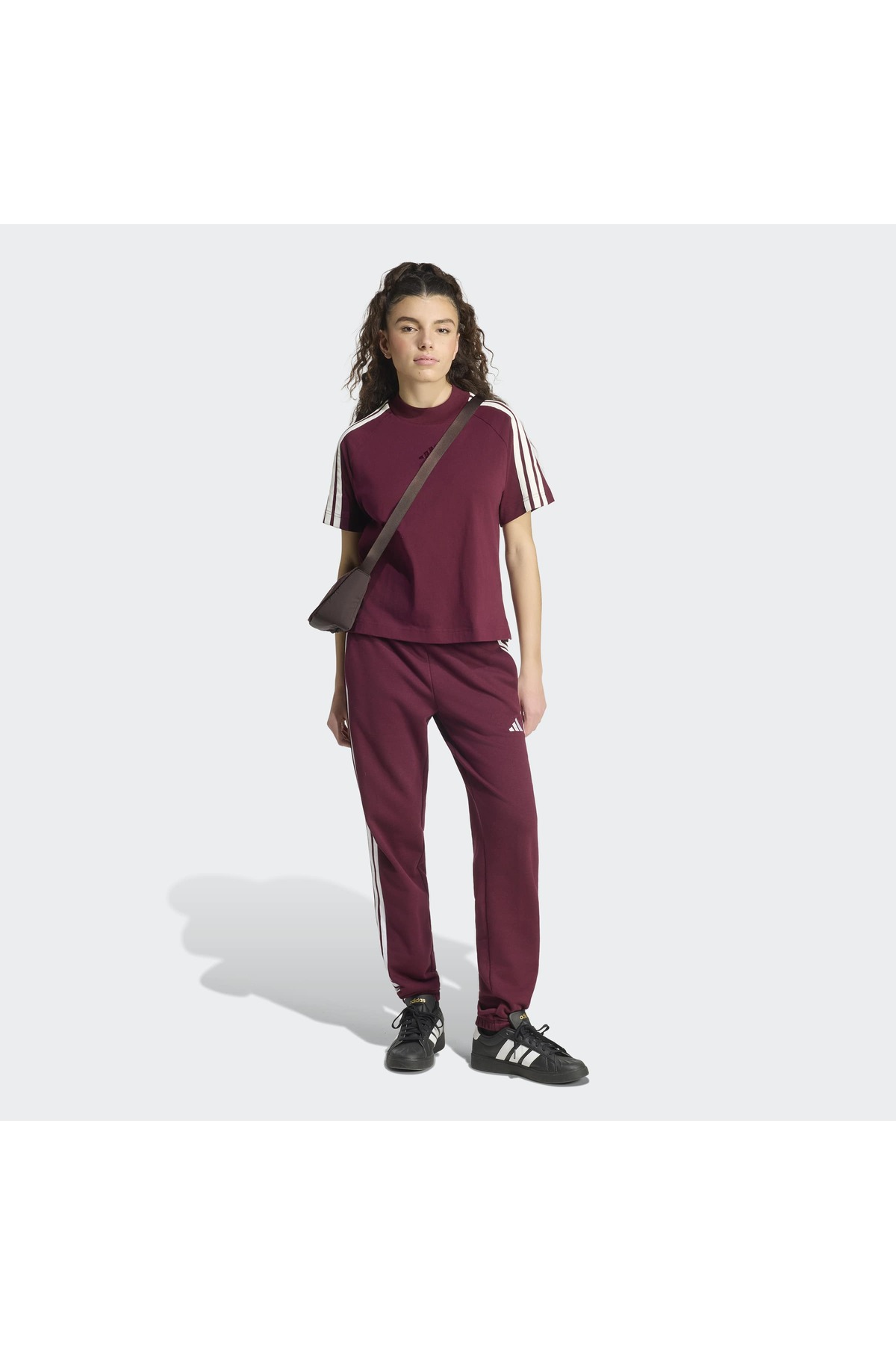 adidas W Ak 3S Tee Kadın Spor T-shirt KT0342 görsel 3