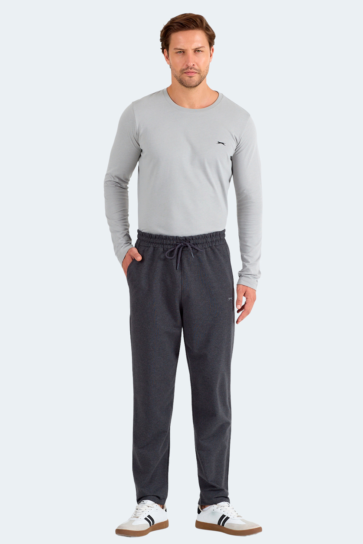 Slazenger MAKE Erkek Antrasit Eşofman Altı görsel 2