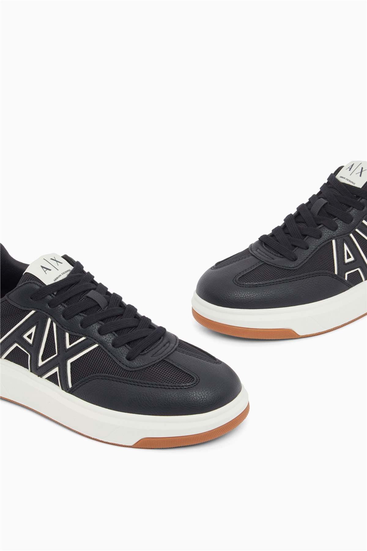 ムク SAR　アビスアイ Armani Exchange Logo Sneaker Shoes Men's Shoes Xm002687 Af22775