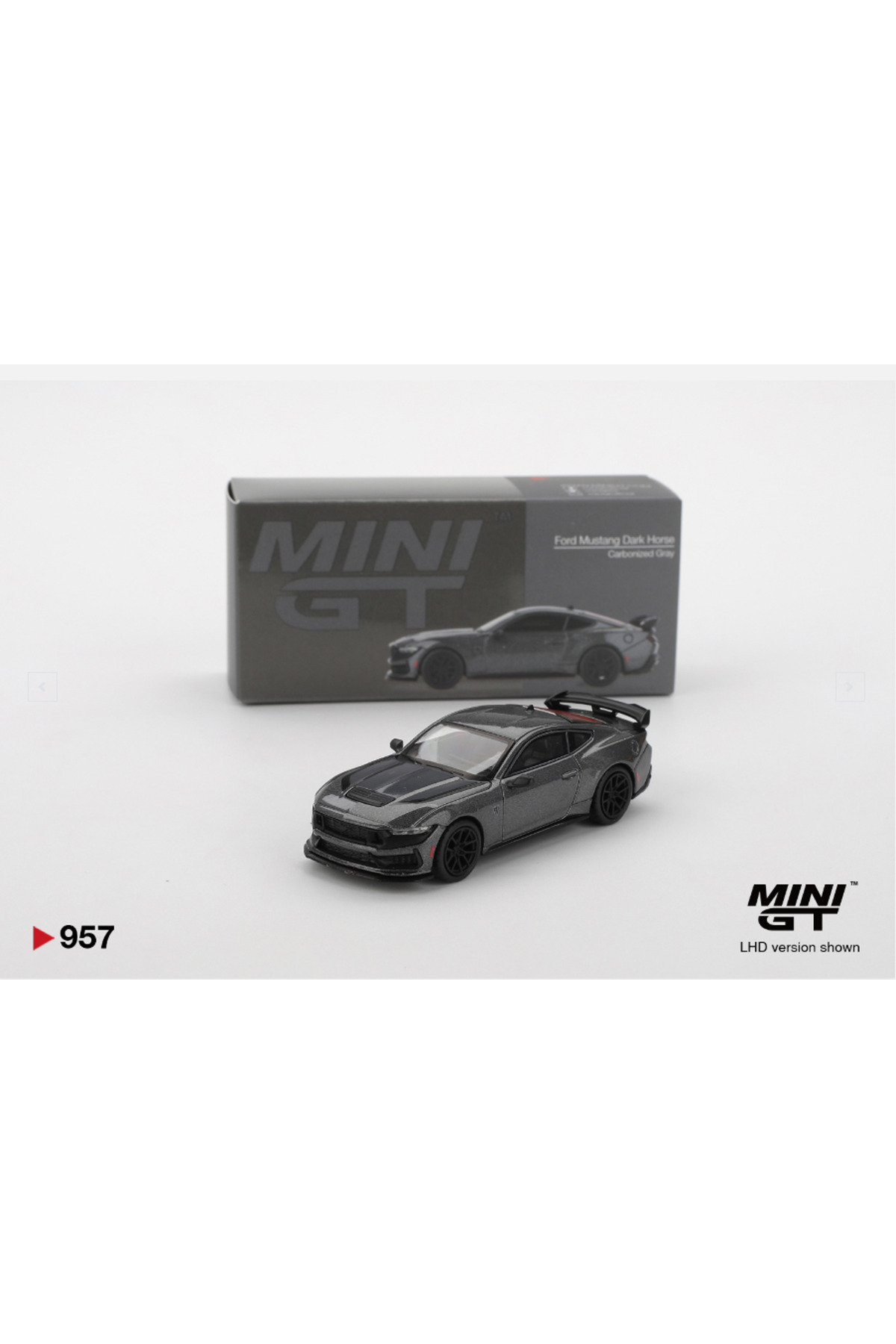 mini gt 2024 Ford Mustang Dark Horse Carbonized Gray