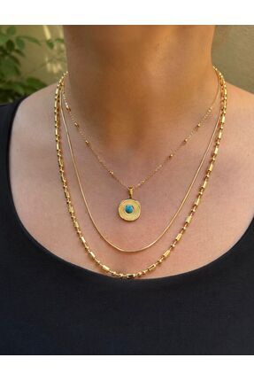 aurajewelery ÇELİK TOPLU ZİNCİR KOLYE