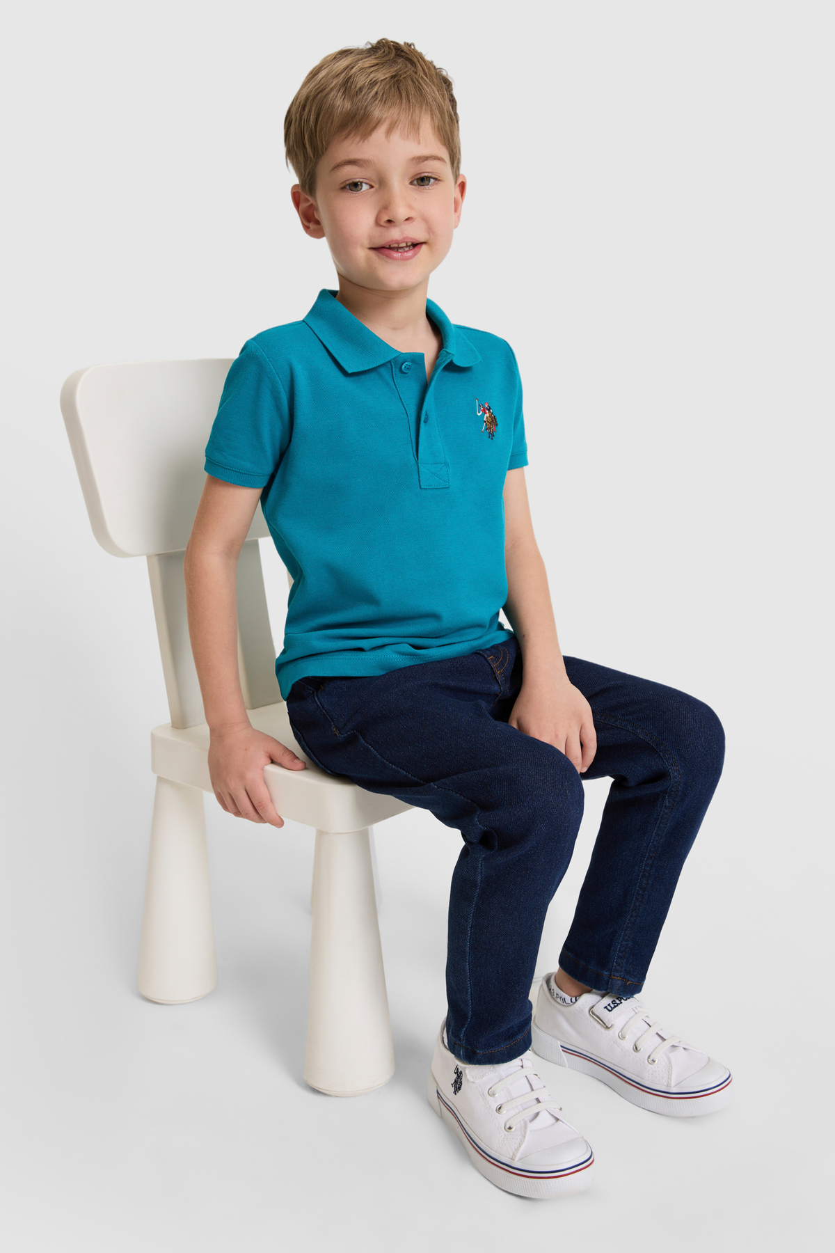 پولوشرت پسرانه یقه پلو | یو اس پولو U.S. Polo Assn. 50325608 TR - تصویر 4
