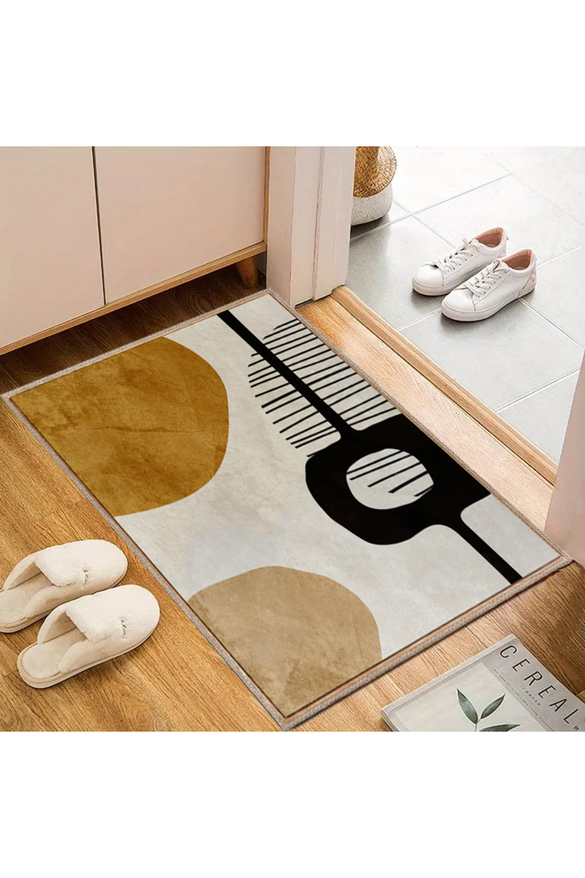 Printed Anti-Slip Base Decorative Indoor Mop Door Front Kitchen Bathroom 50x80 Mop