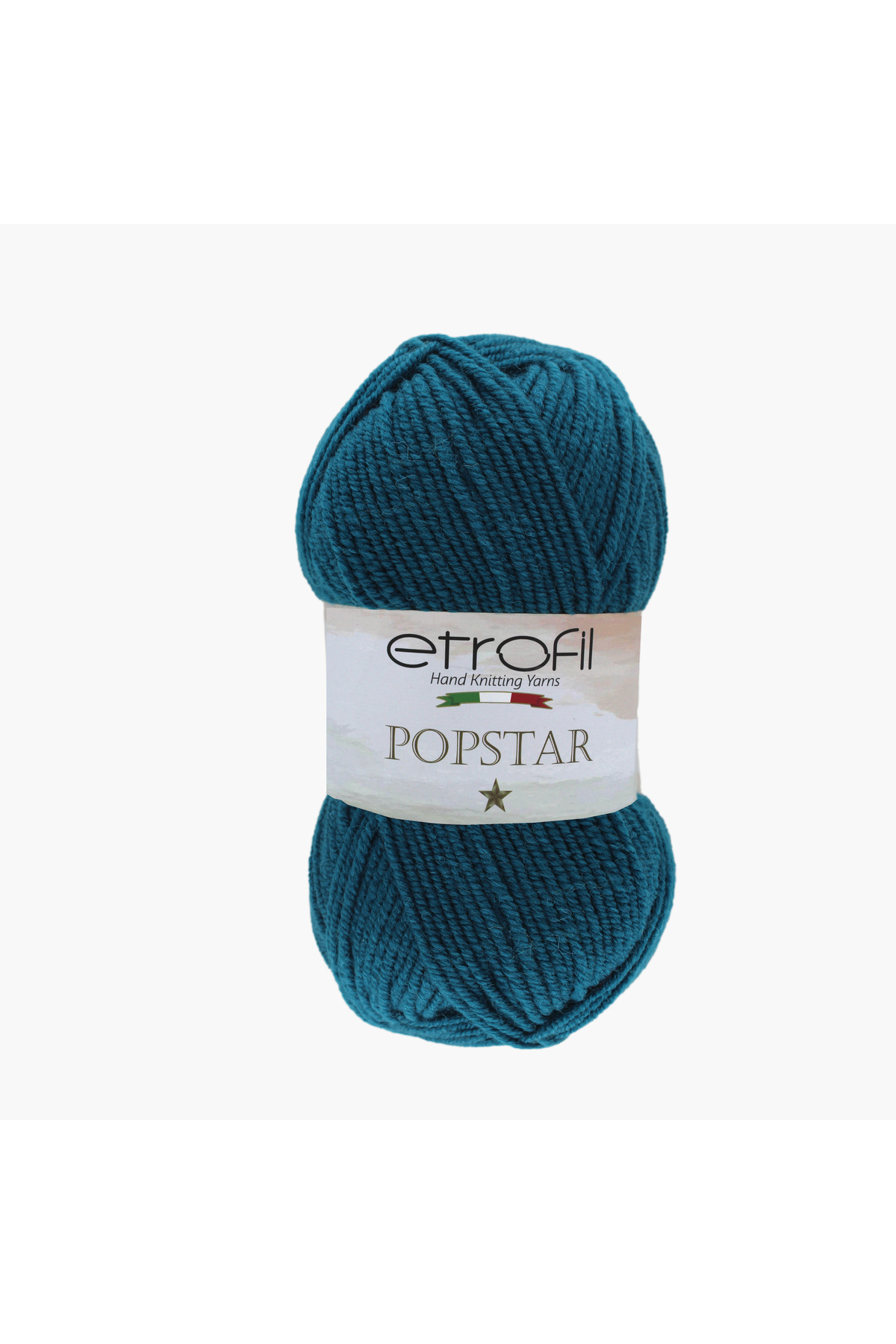 PopStar Knitting Yarn Gray Blue 25% Organic Wool 75% Acrylic 100g 280m (74311)
