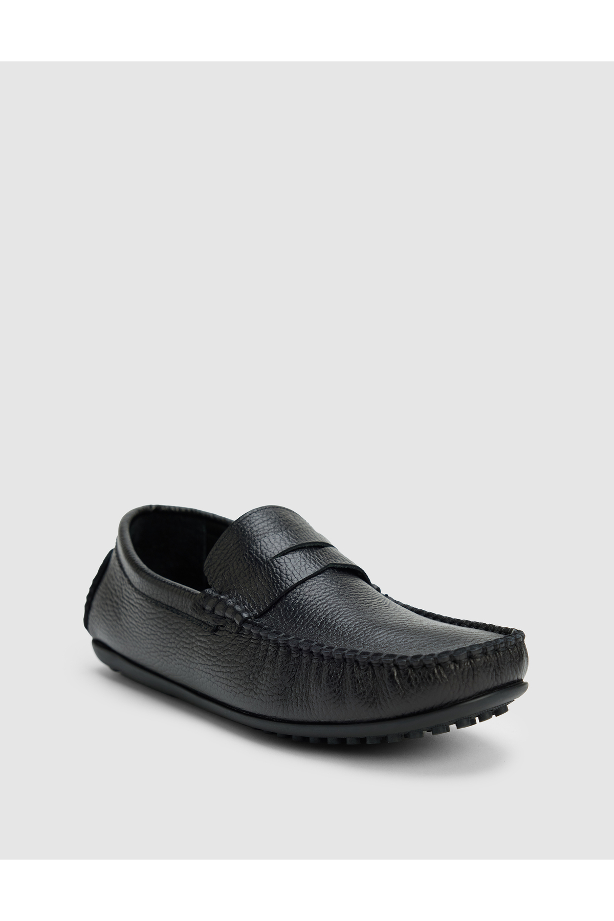 Pierre Cardin Siyah Bant Detaylı %100 Deri Loafer Ayakkabı 50327105-VR046 görsel 3
