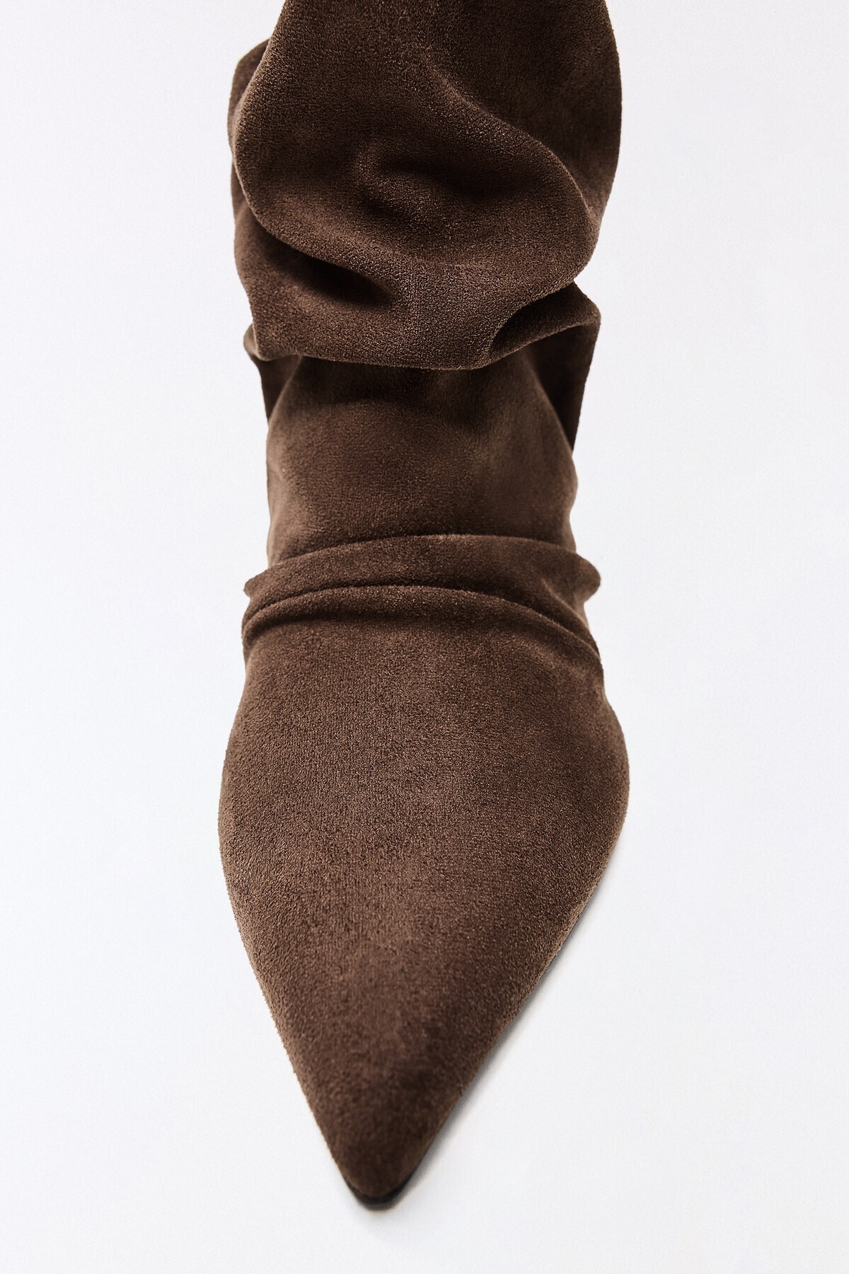 Bershka Ayarlanabilir Slouchy Topuklu Bot görsel 7