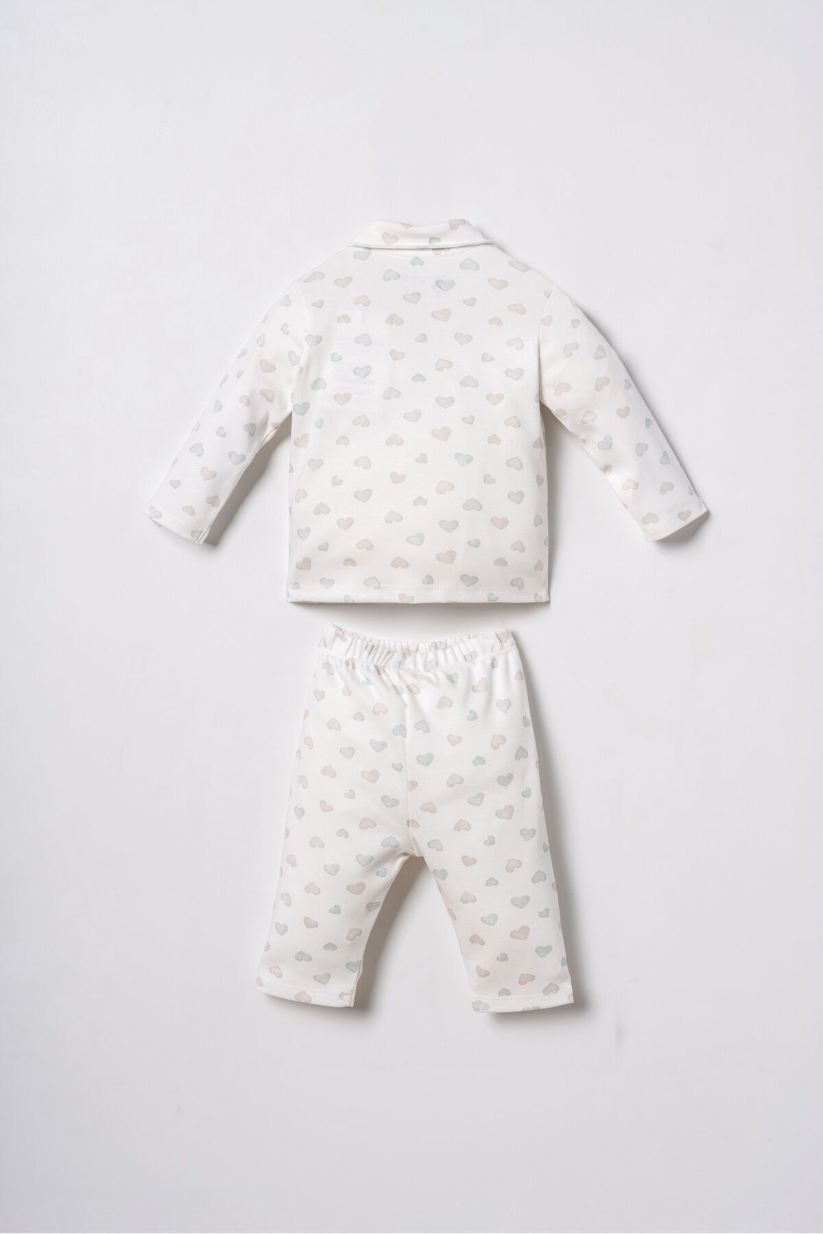 ست پیژامه دخترانه نوزاد U.S. Polo Assn. مدل Cute Hearts — 4
