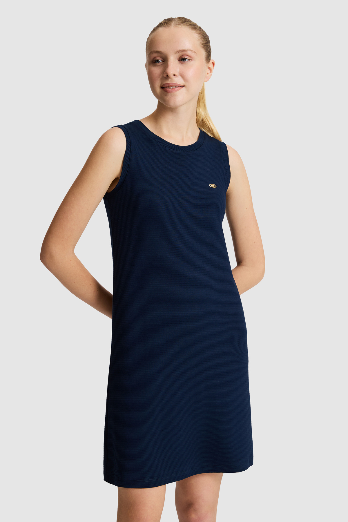 U.S. Polo Assn. Kadın Lacivert Örme Elbise 50321805-VR033 görsel 3