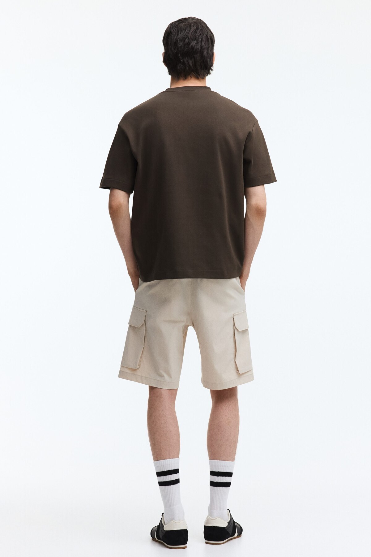 H&M Kargo Şort Regular Fit görsel 4