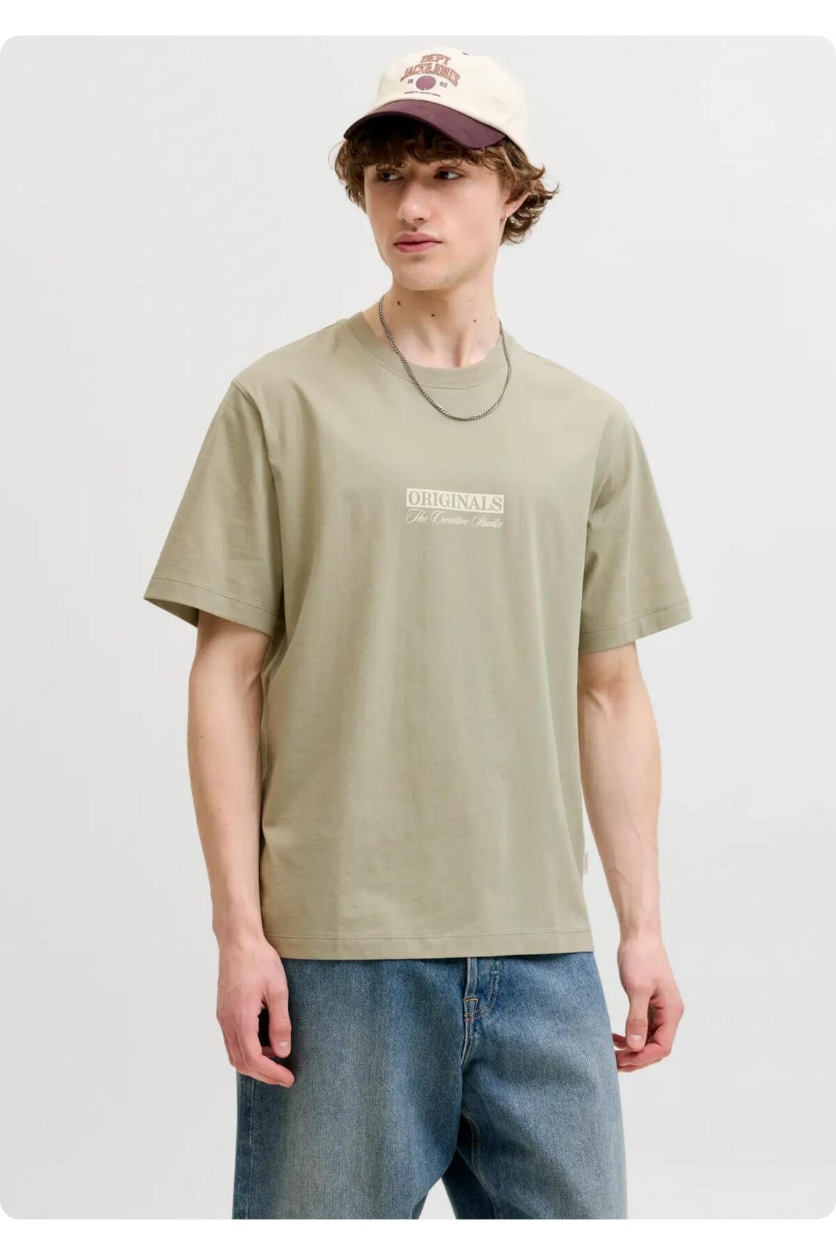 پیراهن آستین کوتاه مردانه جک اند جونز مدل JORSAVONA BOXX 0 جک اند جونز تی شرت Jack & Jones