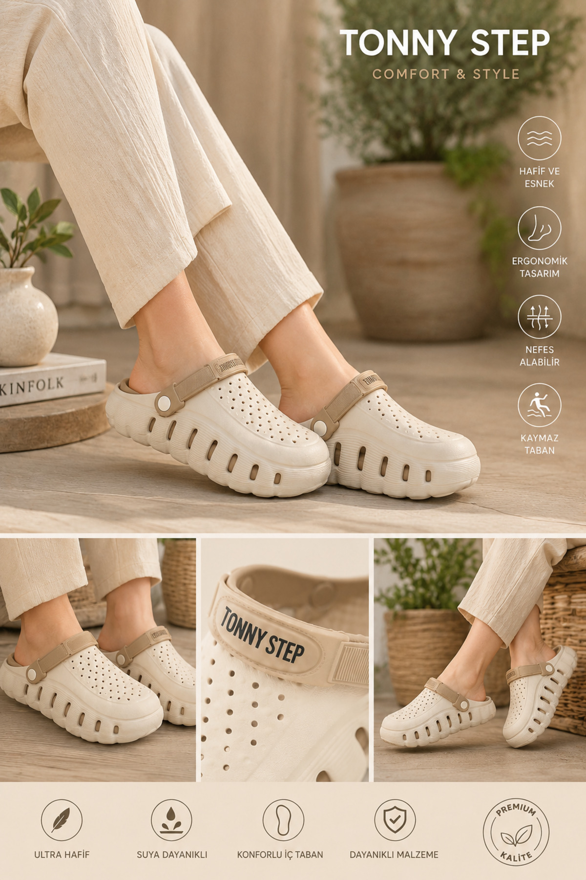 DUBAİ 12 lightweight comfortable orthopedic beach hospital daily slippers