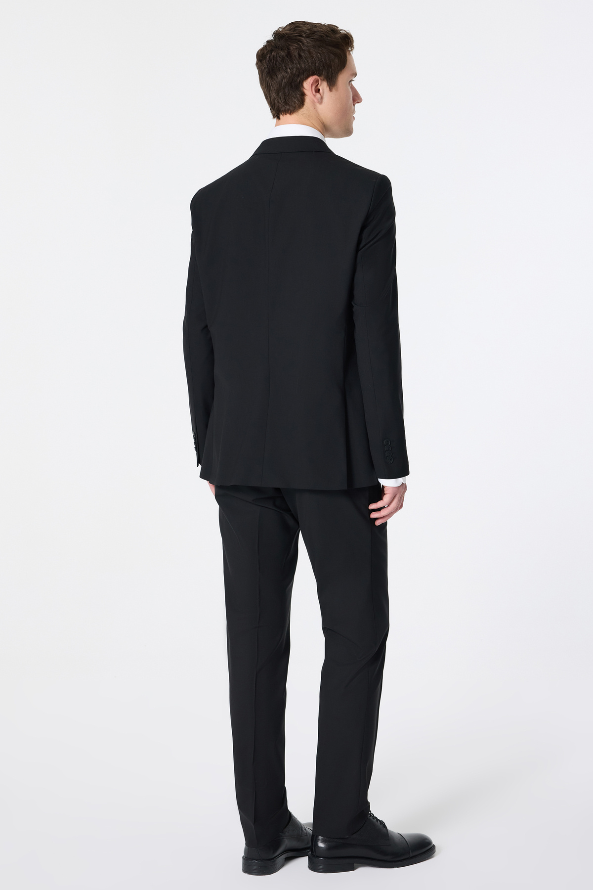 Slim Fit Siyah Düz Takim Elbise — مشکی 6TFF5UK00580M — تصویر 3 از 5